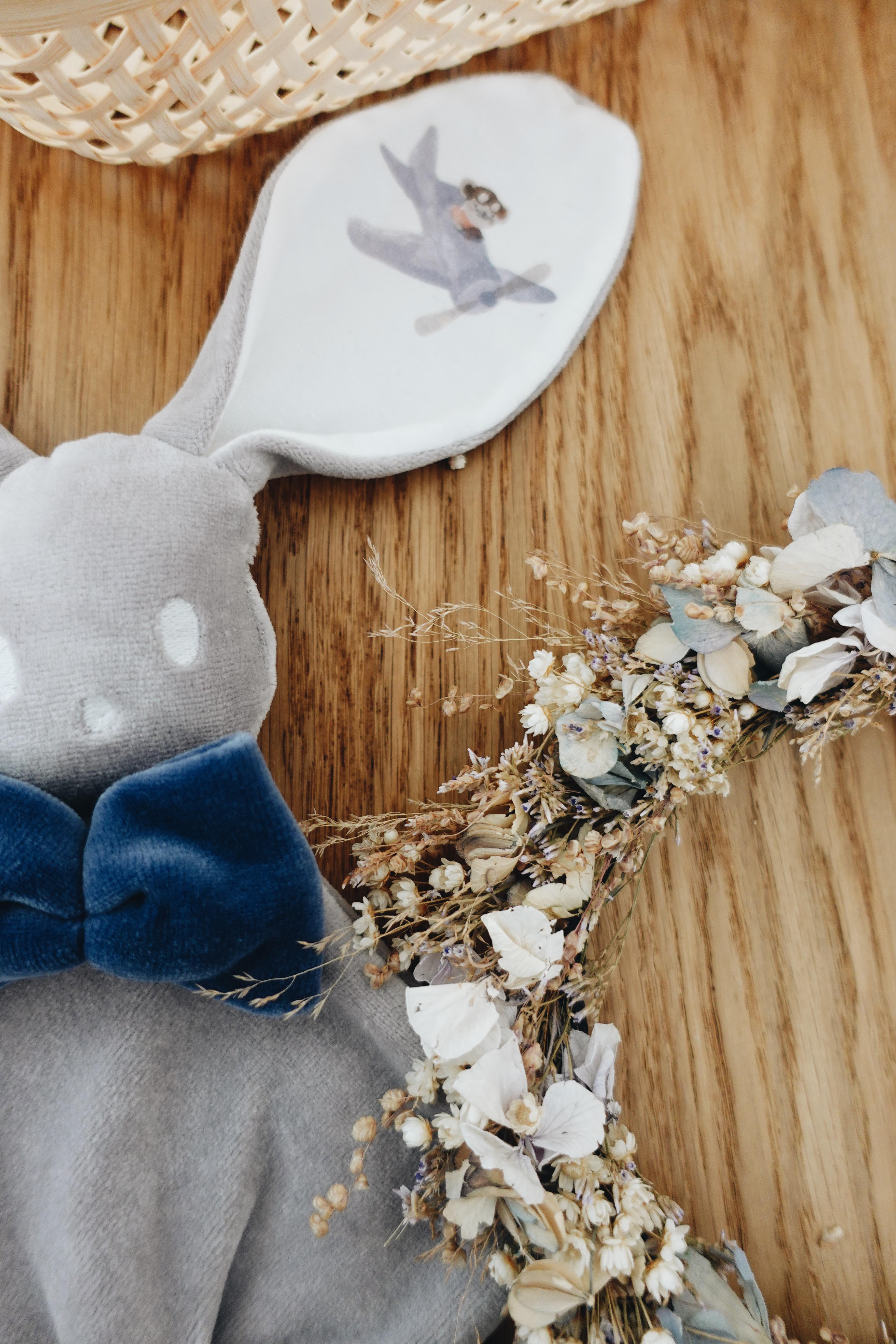 PROTOTYPE - Bébé Doudou Velours - Airplane