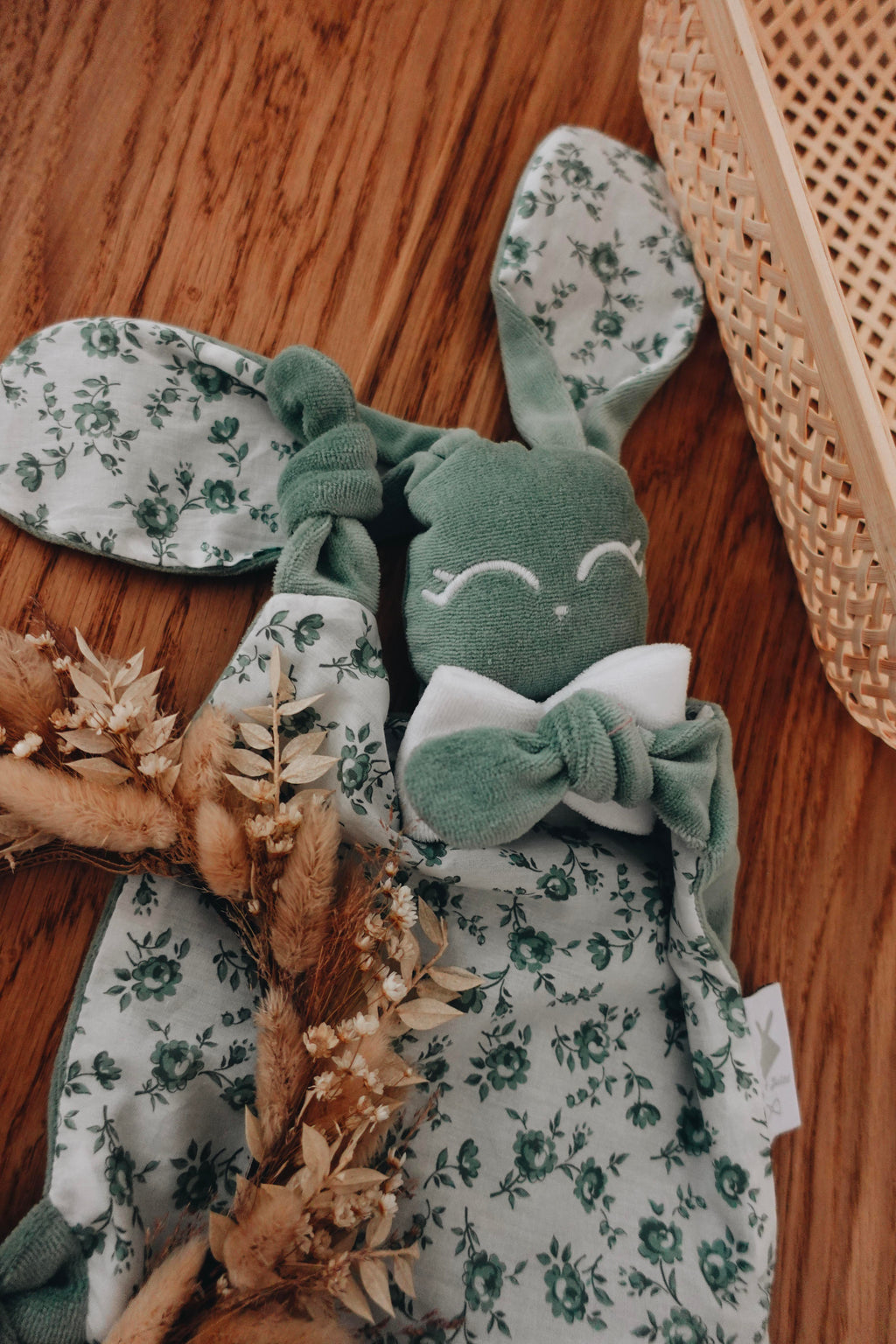 PROTOTYPE - Doudou Velours Chouchou - Roses d'Antan