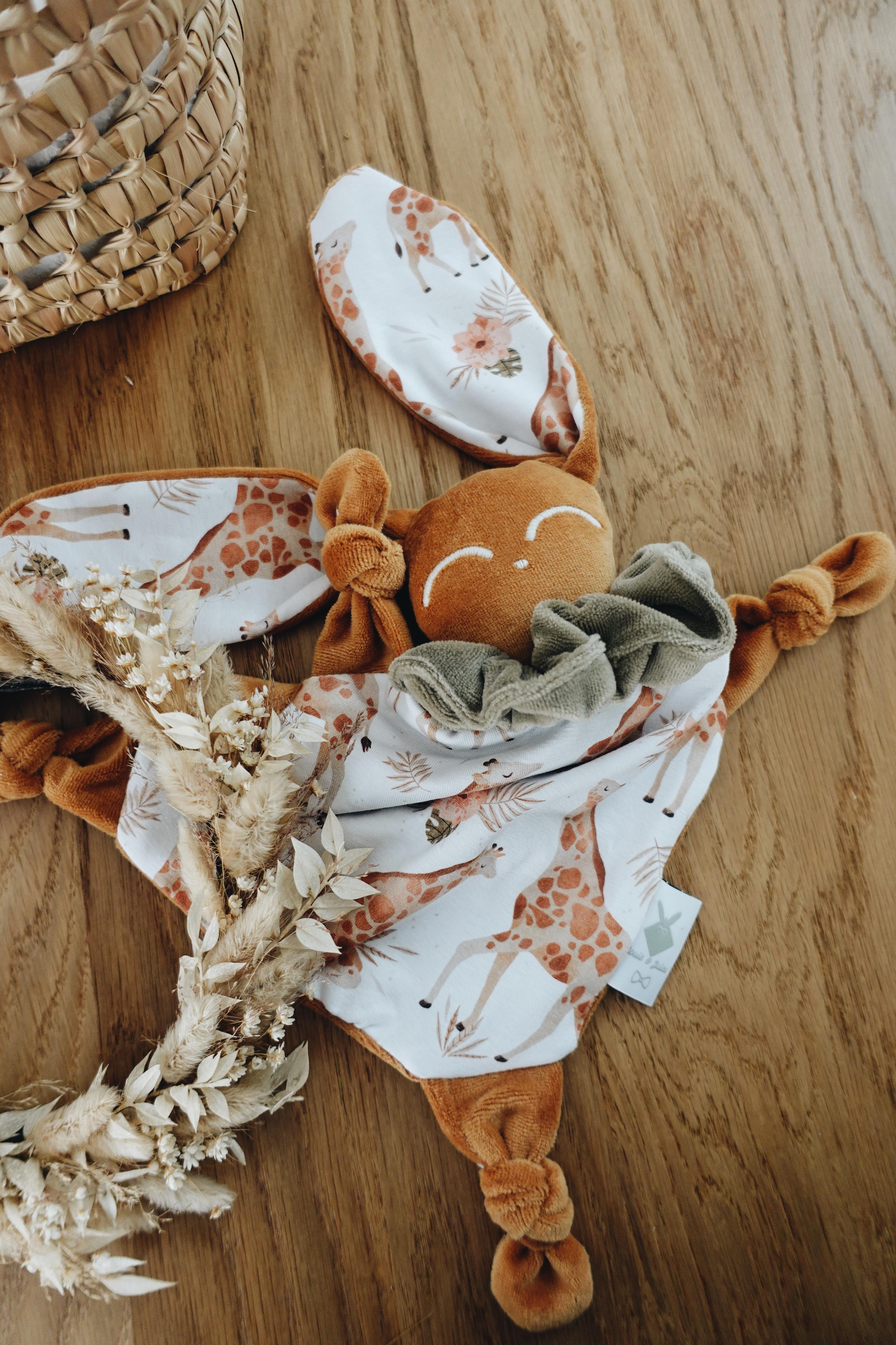 PROTOTYPE - Doudou Velours Chouchou - Girafes