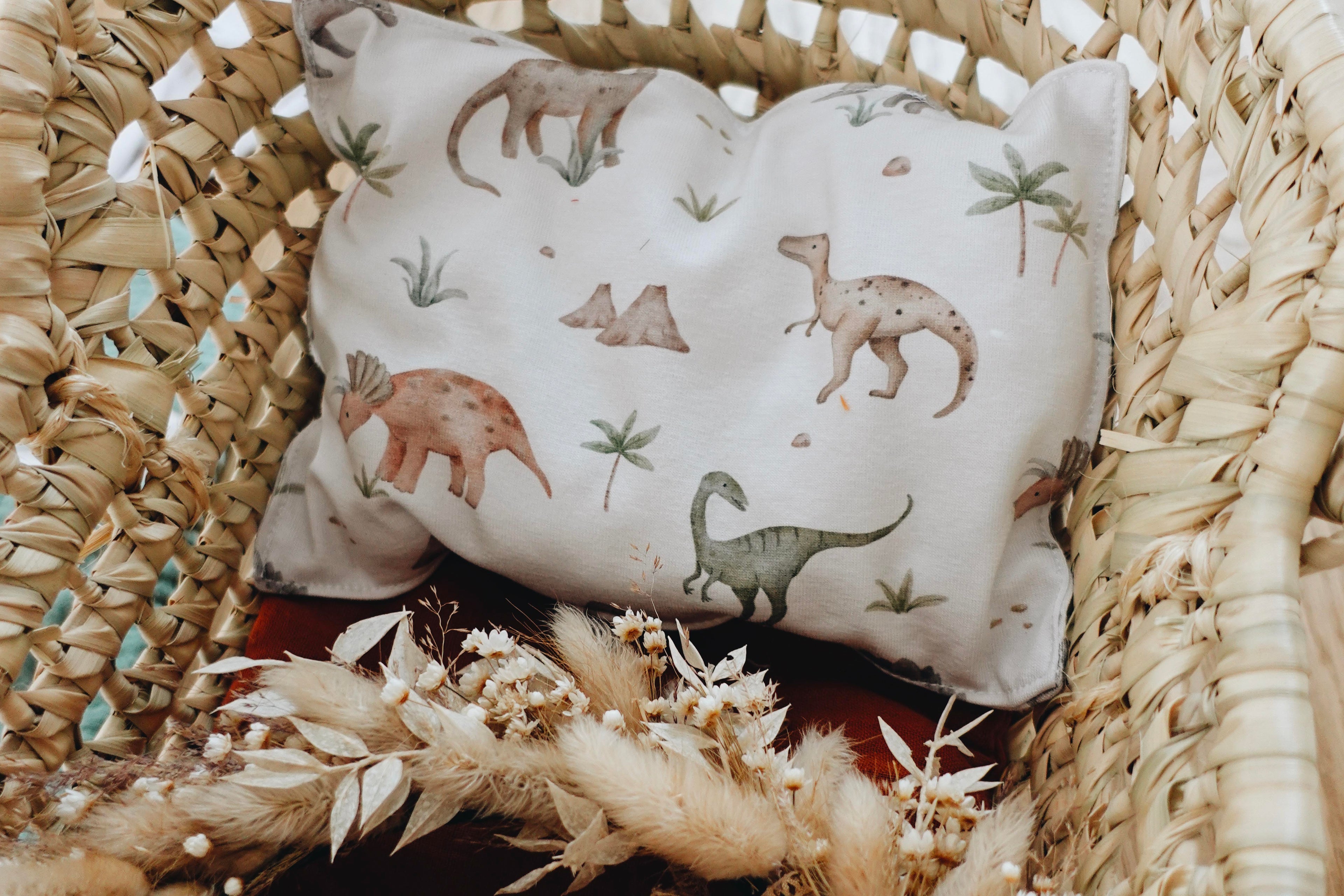PROTOTYPE - Coffret Couffin Peluche - Dino Pastel