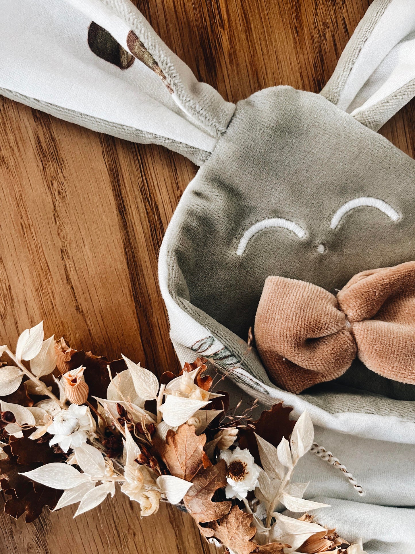 Doudou Velours Classique Noeuds - Acorns and Leaves