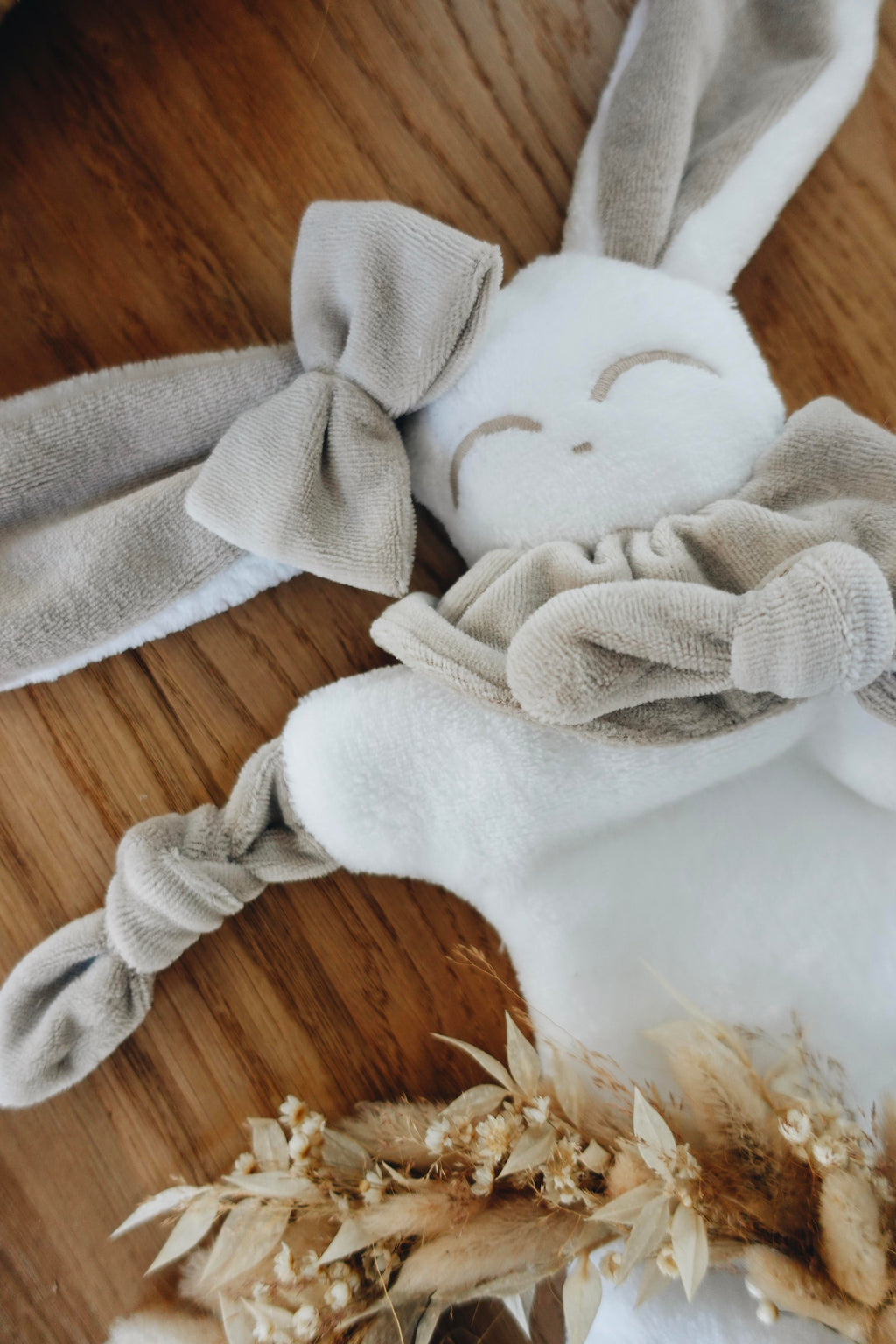 Doudou Toudoux Sable/Blanc
