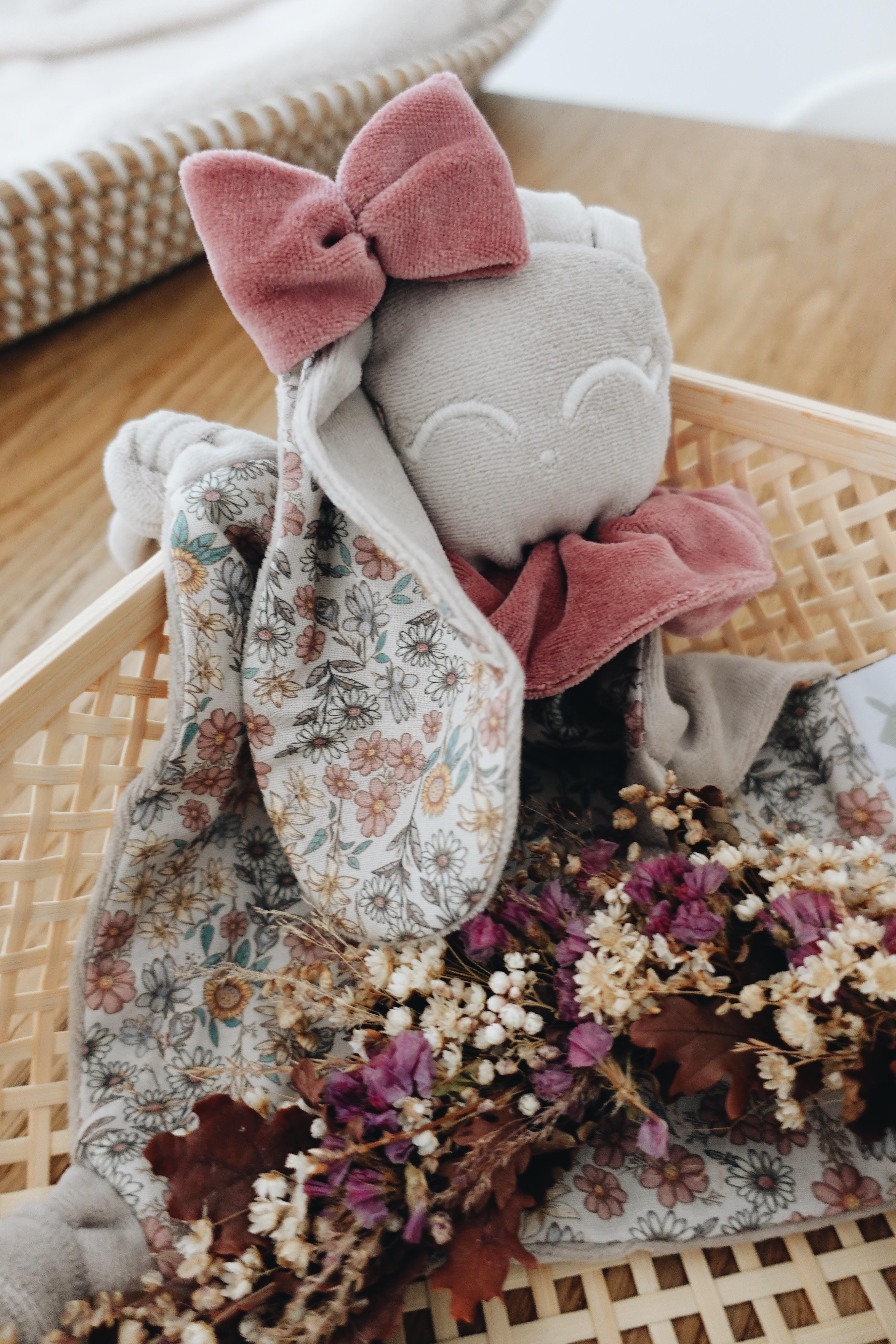 PROTOTYPE - Doudou Velours Chouchou - Fleurs des Champs
