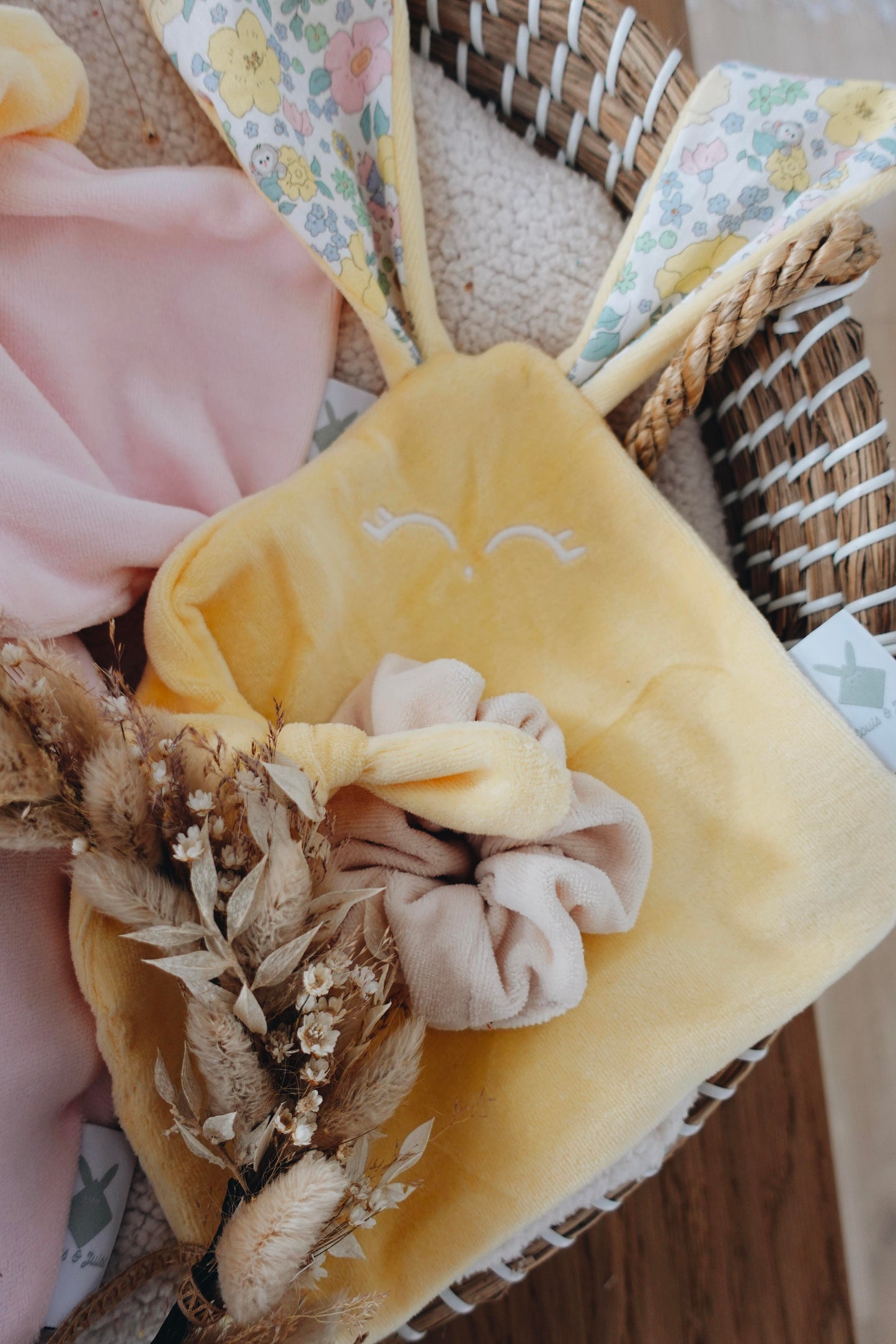 Doudou Velours Mini Noeuds - Kawaii Animals