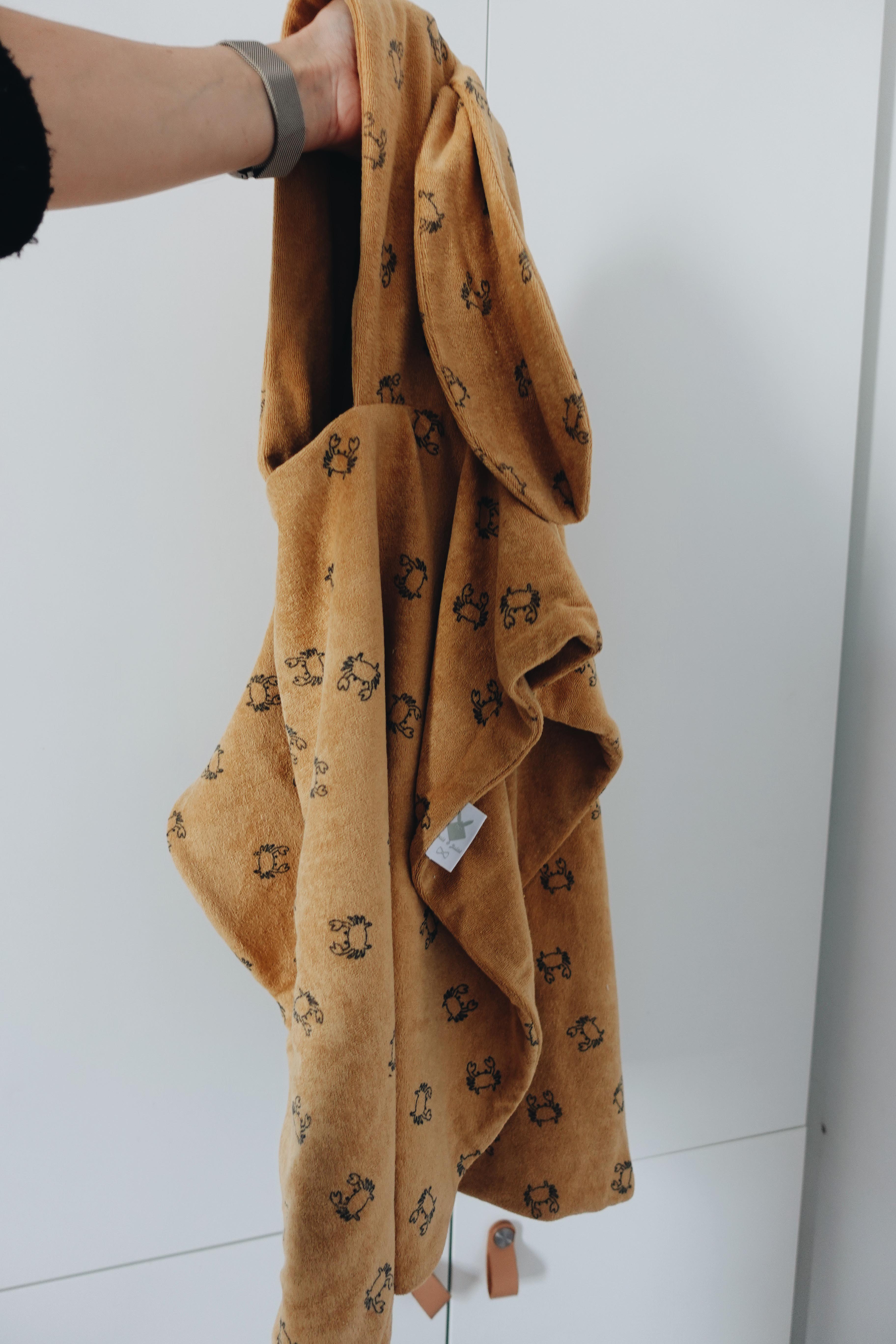 Poncho Bain Éponge - Crabs