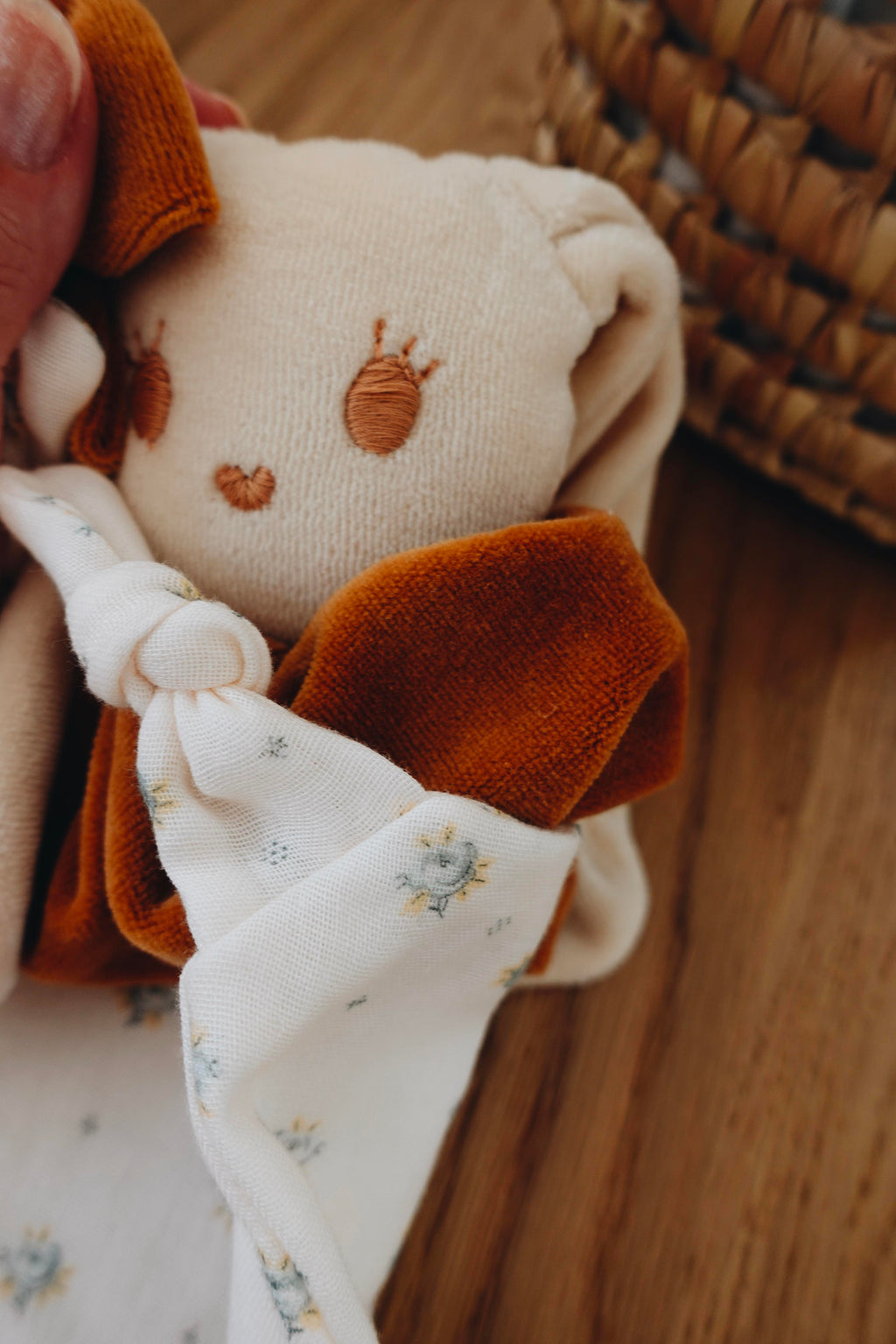 PROTOTYPE - Doudou Mousseline Monceau Bleu