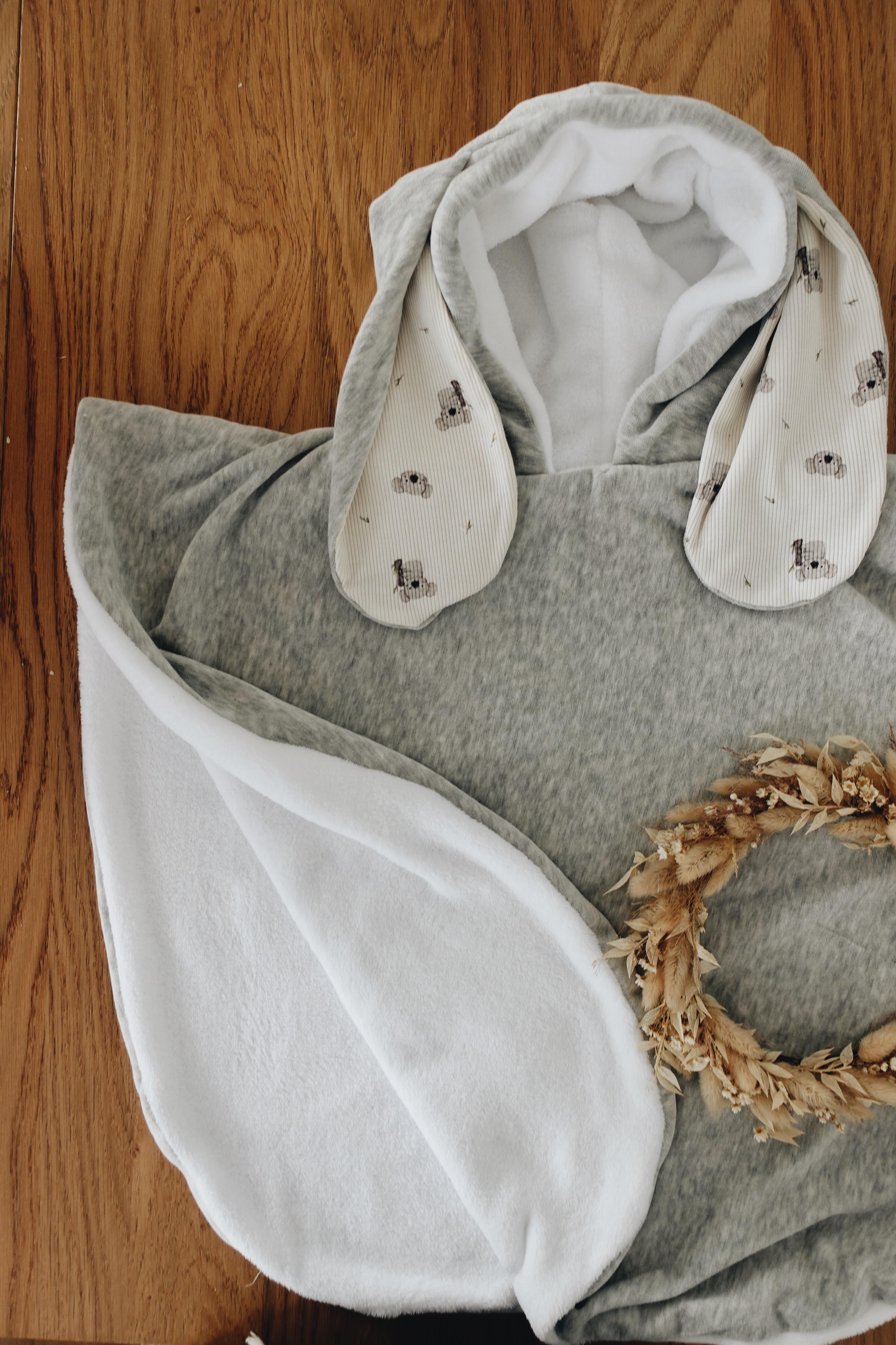 PROTOTYPE - Poncho Velours - Cute Koalas