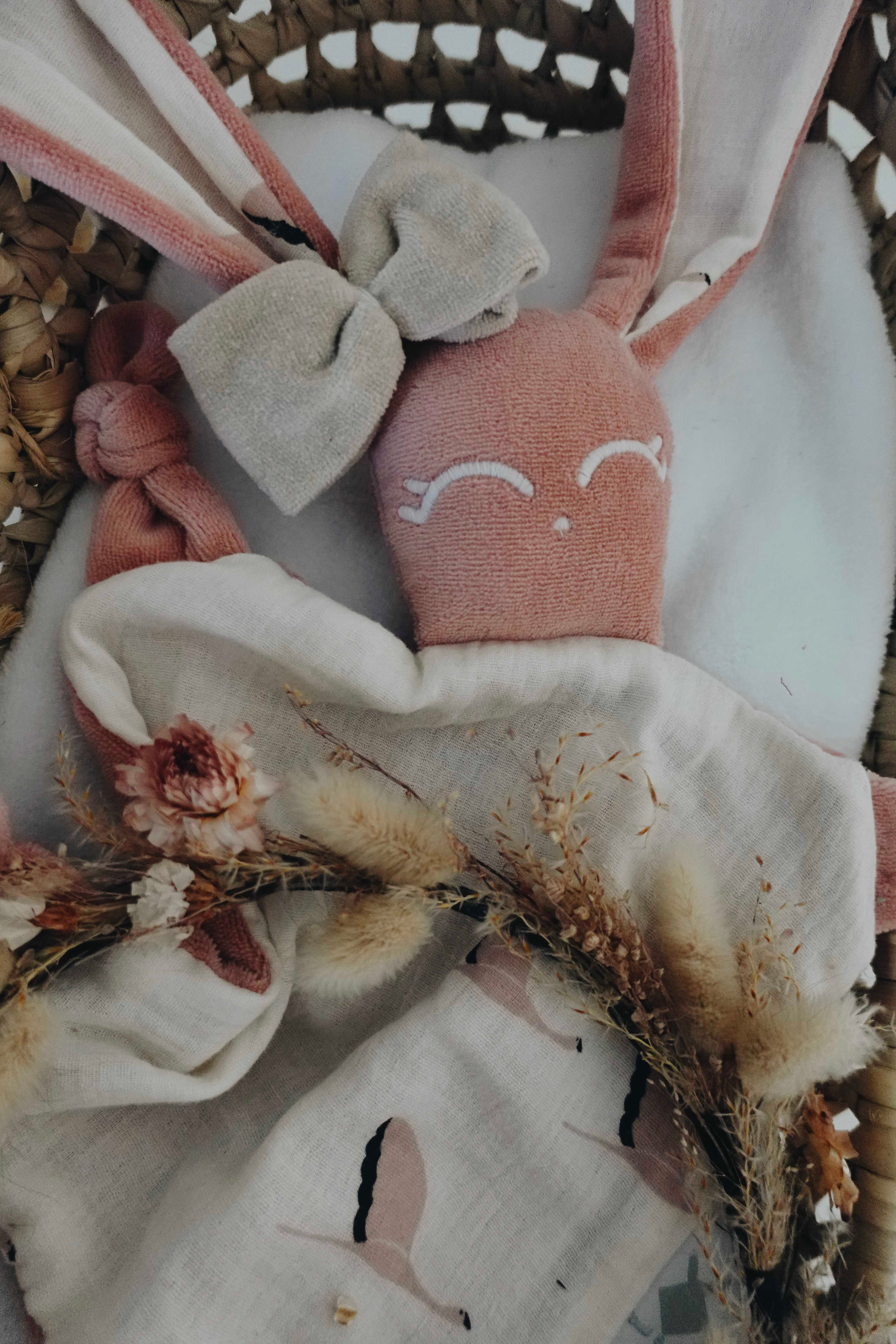 Doudou Velours Chouchou – Flamands Rose
