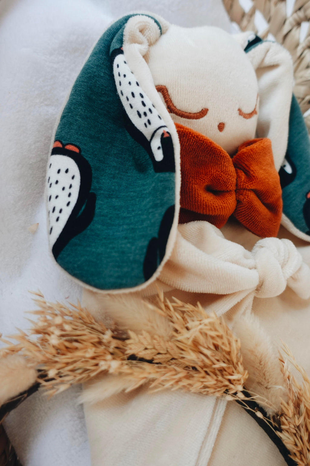 Doudou Velours Gaufrette - Pingouins