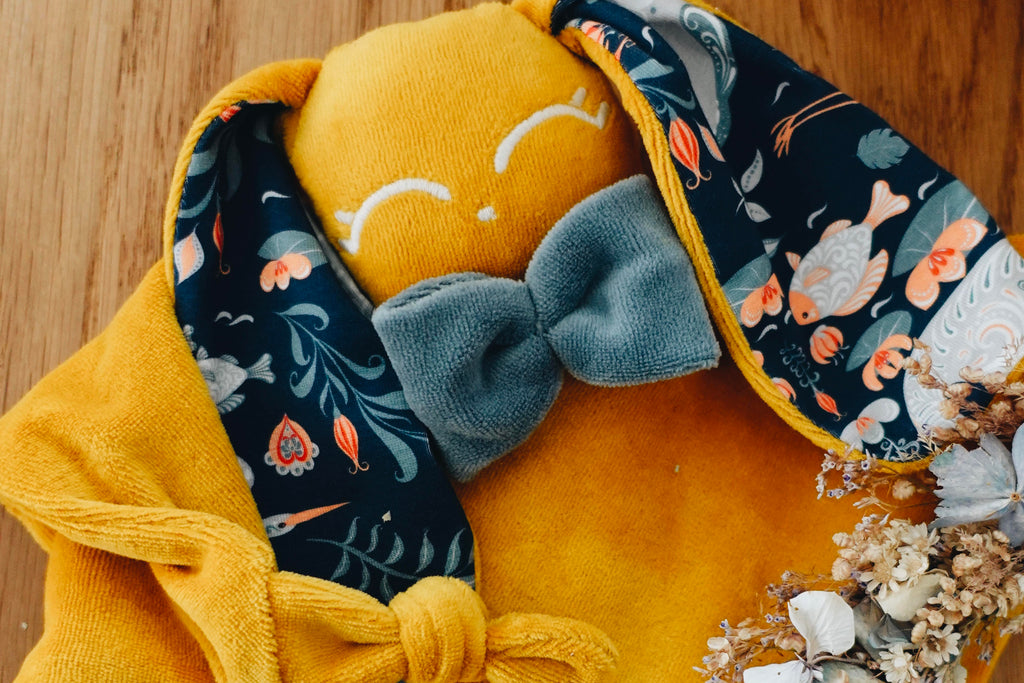 PROTOTYPE - Doudou Velours Câlin Noeuds - Lac Magique