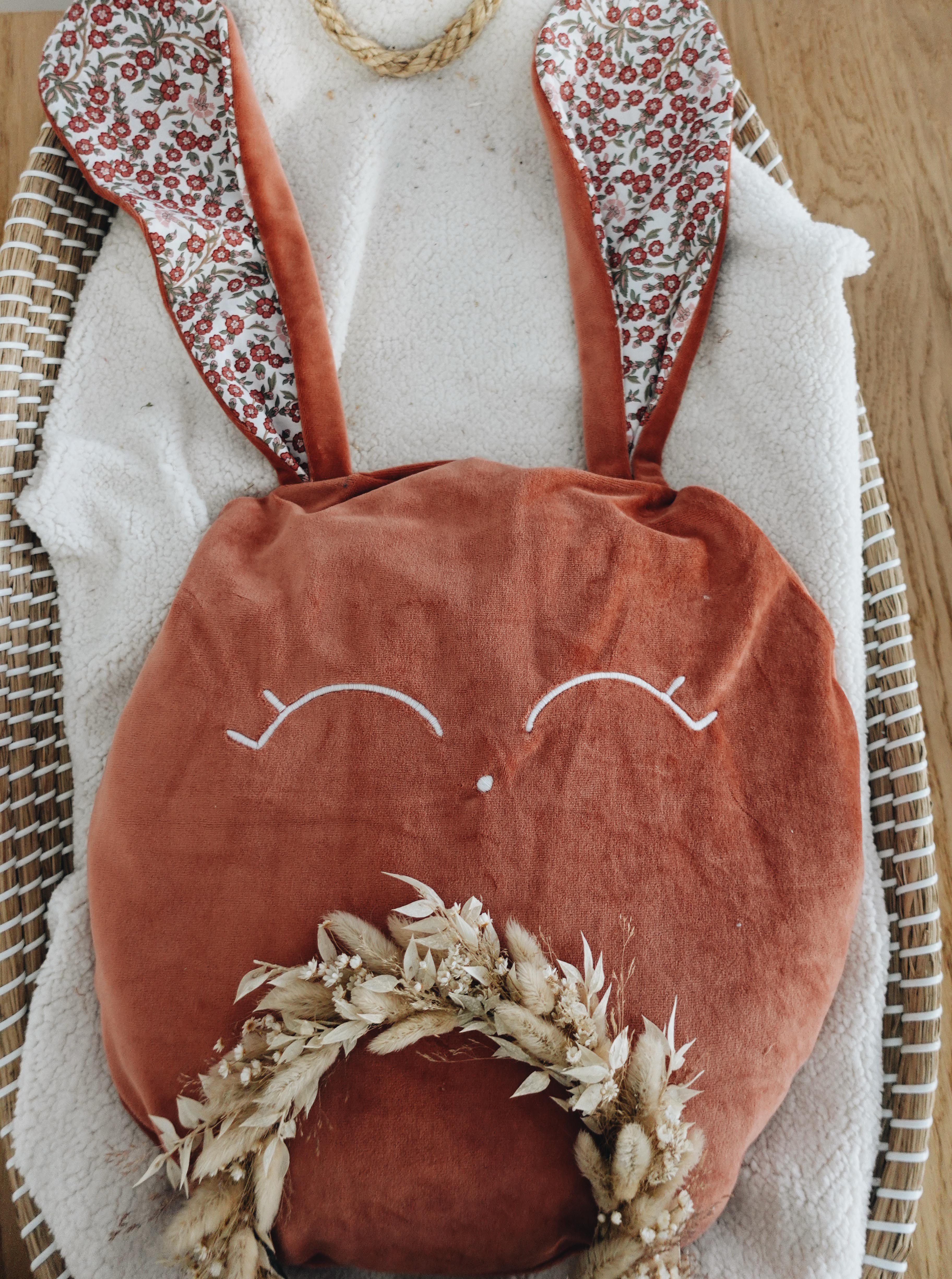 Petit Coussin Velours - Empress Brique