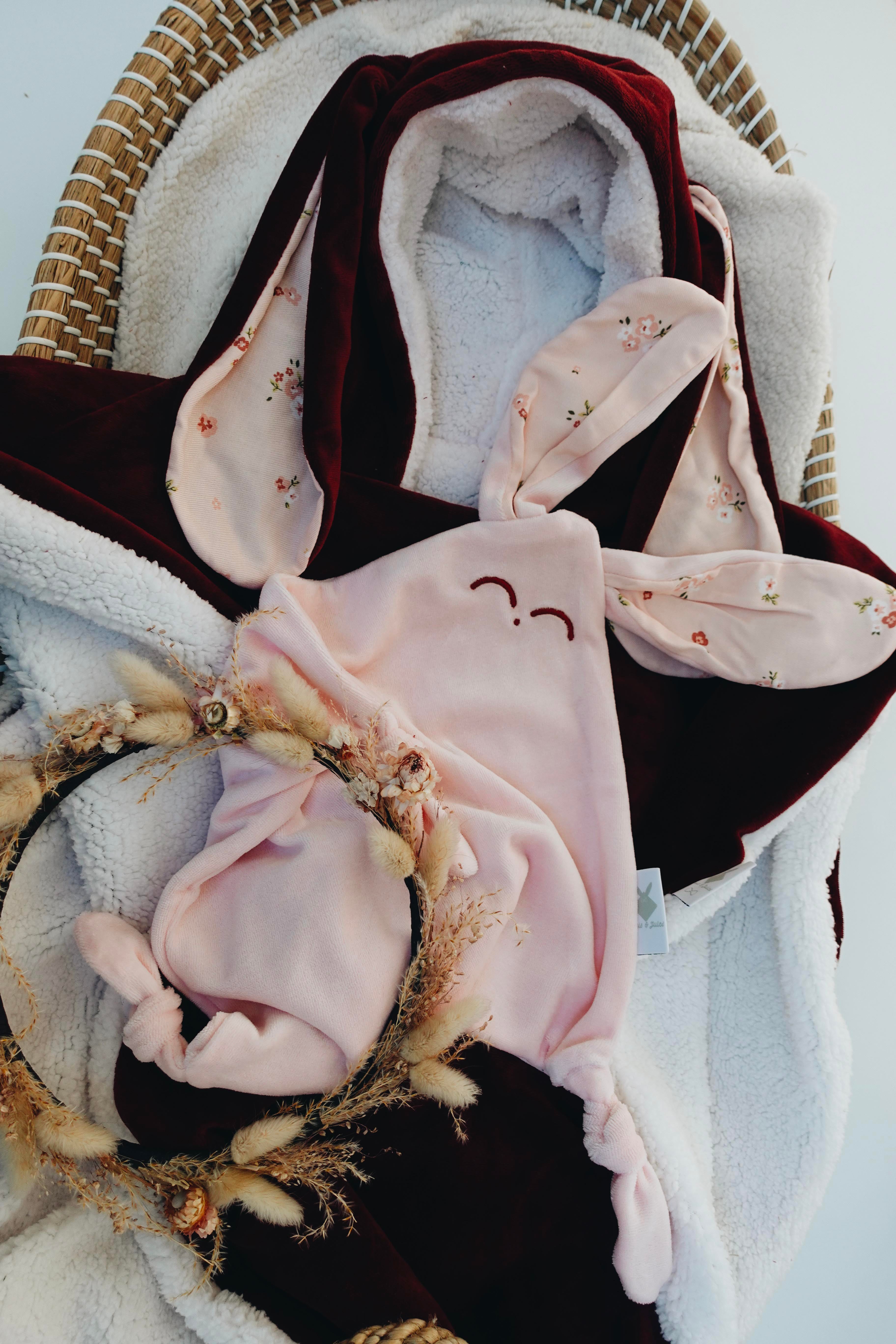 Doudou Velours Classique Noeuds - Poésie