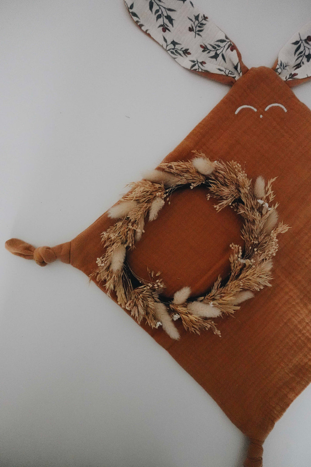Doudou lange Classique Noeuds - Clémentines