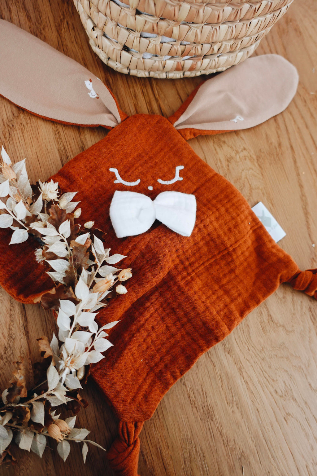 PROTOTYPE - Doudou Lange Mini Noeuds - Tiny Ducks