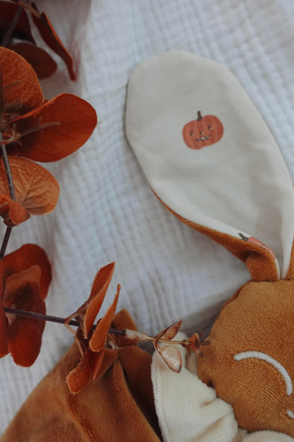 Bouillotte noyaux de cerise Velours - Pumpkin Spice