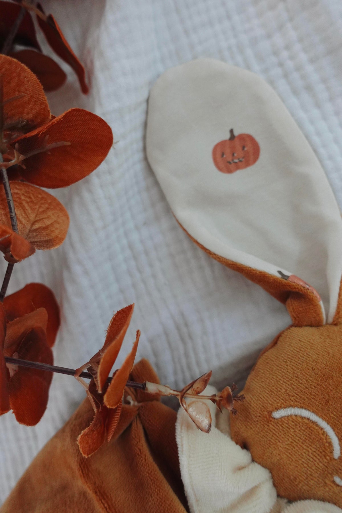 Bouillotte noyaux de cerise Velours - Pumpkin Spice