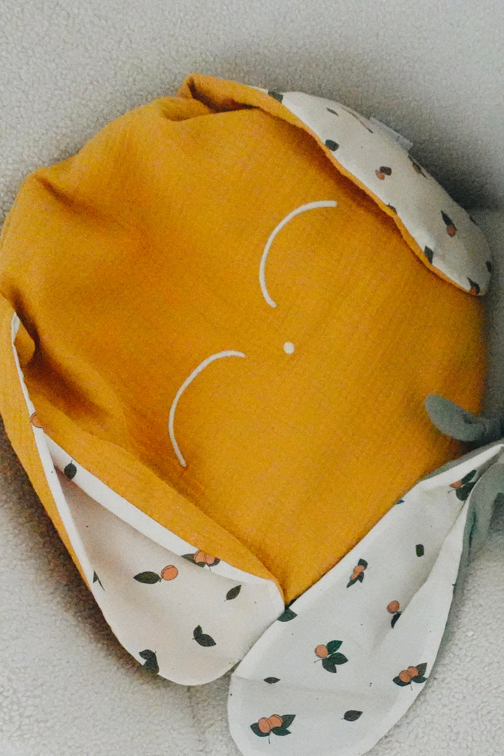 Petit Coussin Lange - Crème d'Abricots