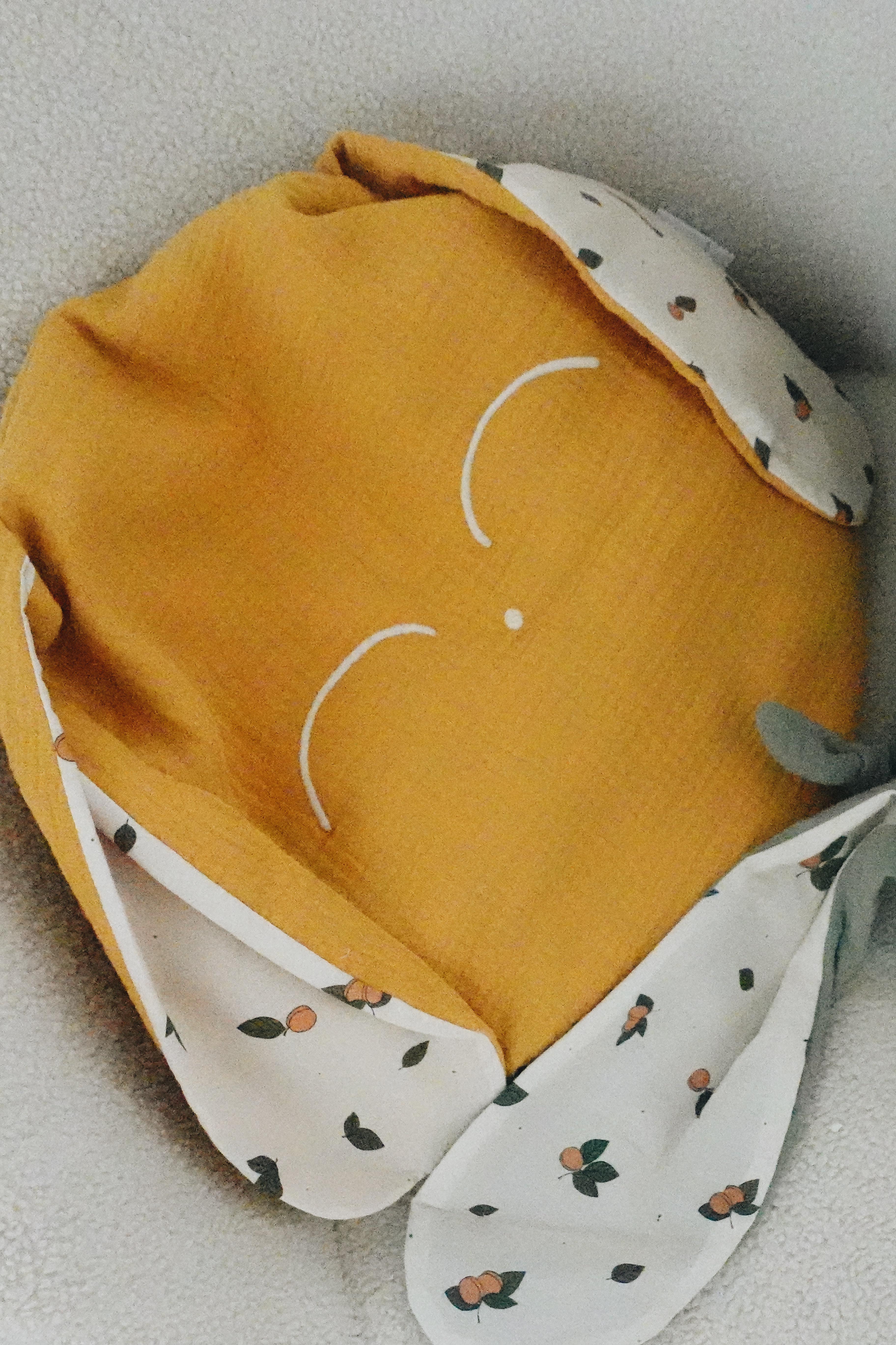 Petit Coussin Lange - Crème d'Abricots