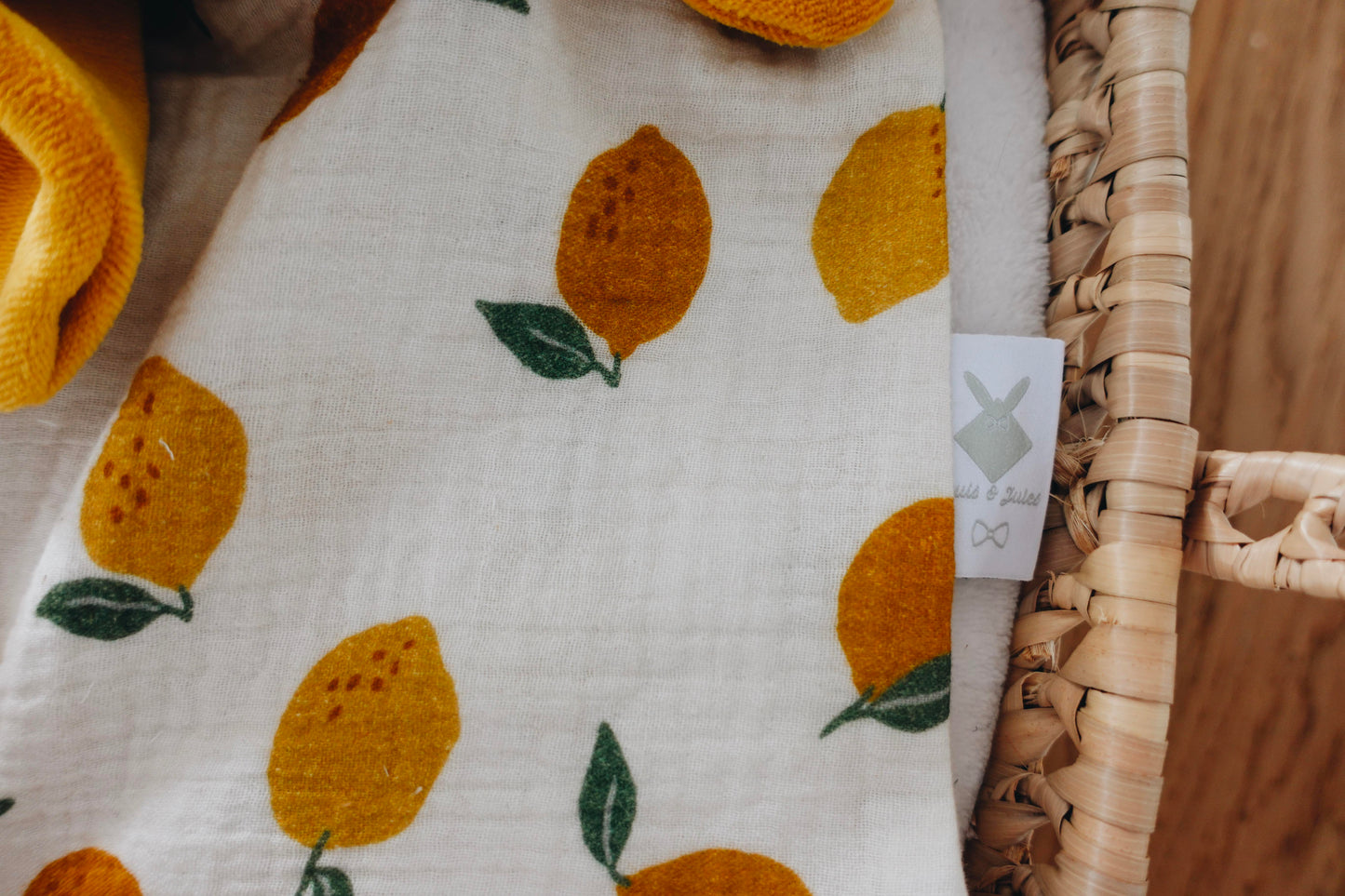 Doudou Mousseline Big Lemons