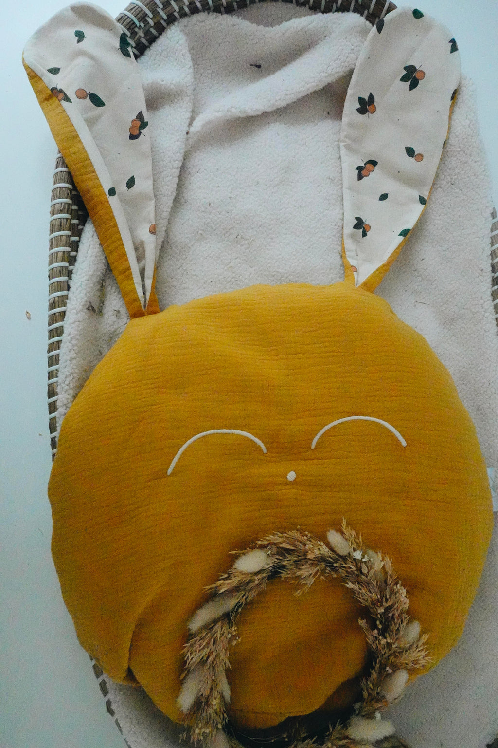 Petit Coussin Lange - Crème d'Abricots