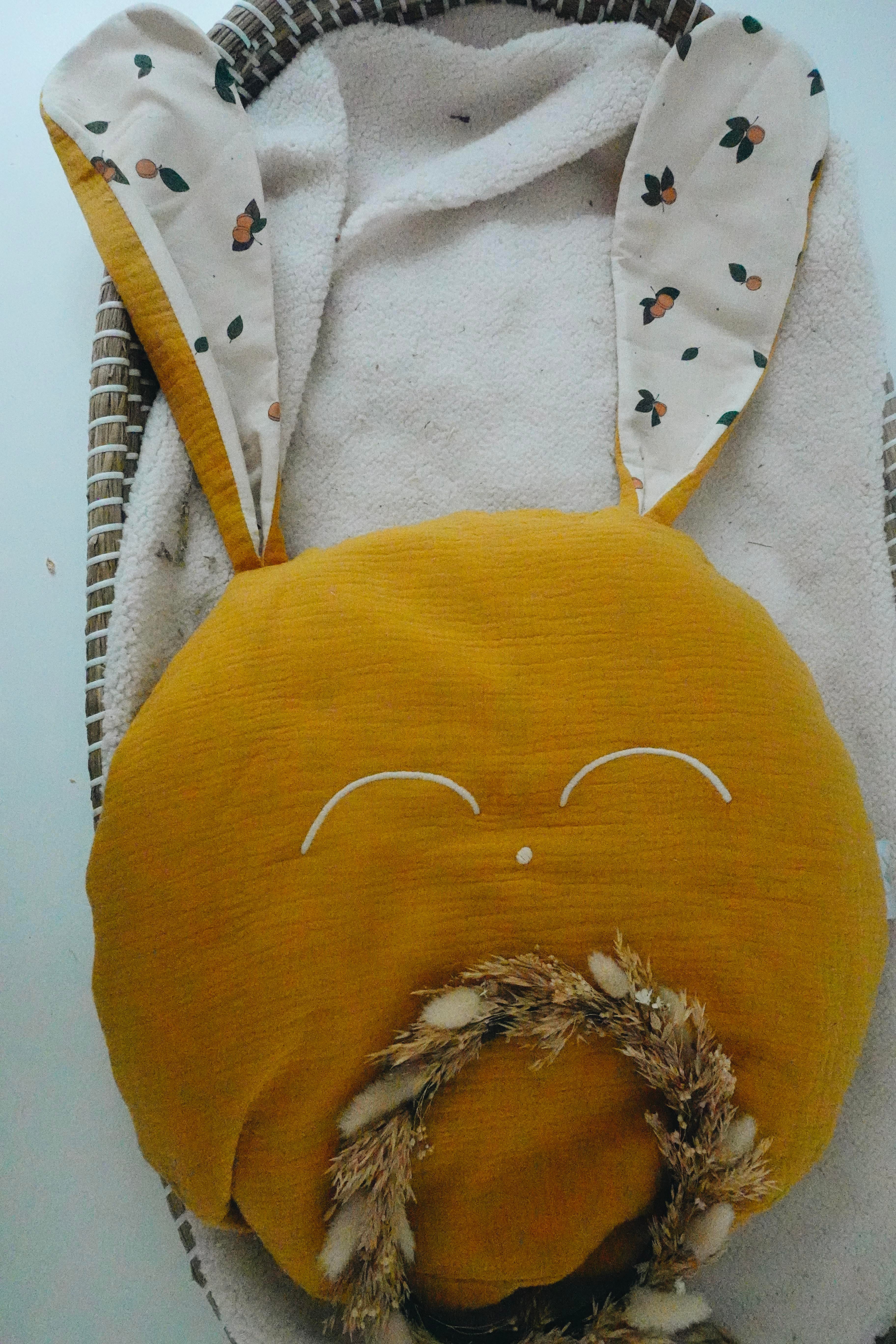 Petit Coussin Lange - Crème d'Abricots