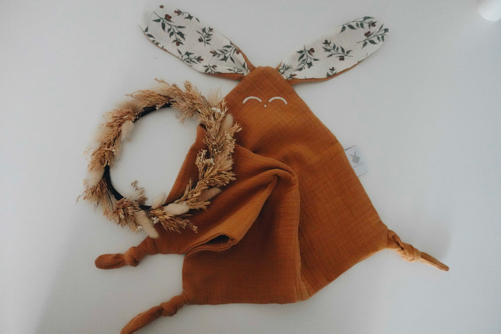Doudou lange Classique Noeuds - Clémentines