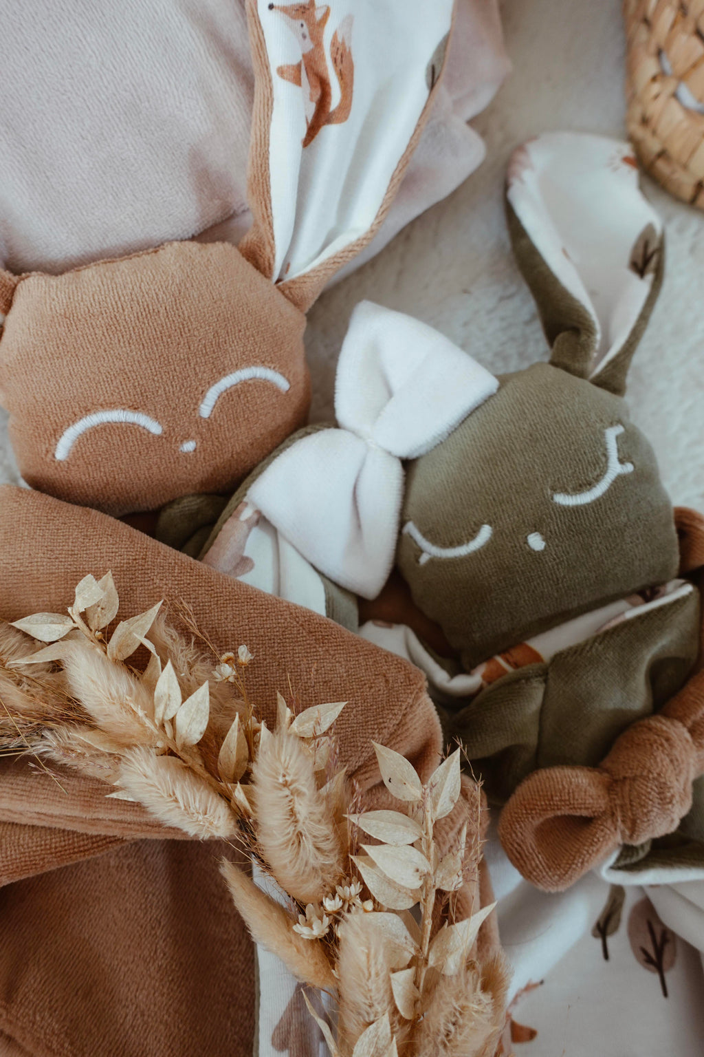 Doudou Velours Câlin Noeuds - Sweet Friends