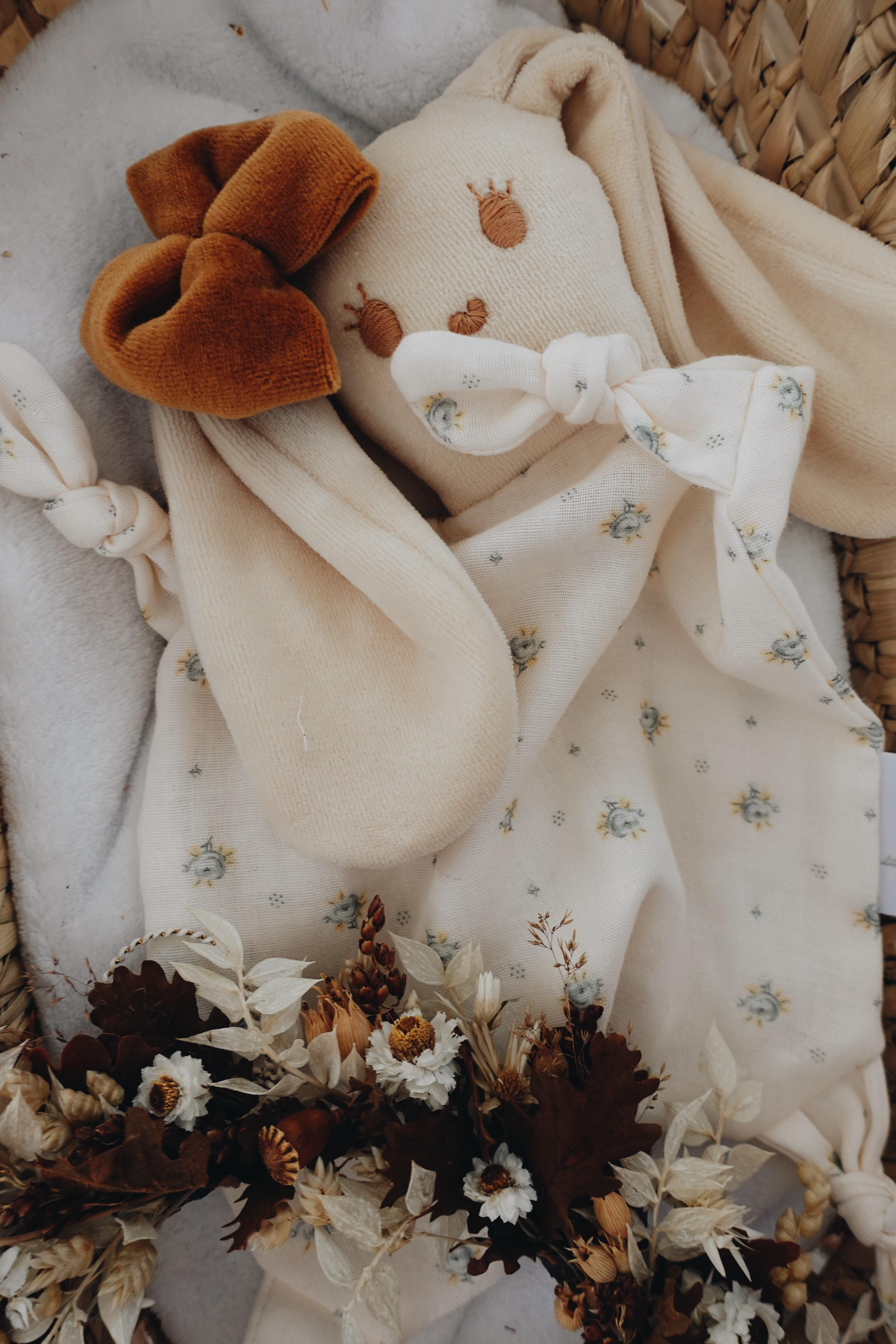 PROTOTYPE - Doudou Mousseline Monceau Bleu