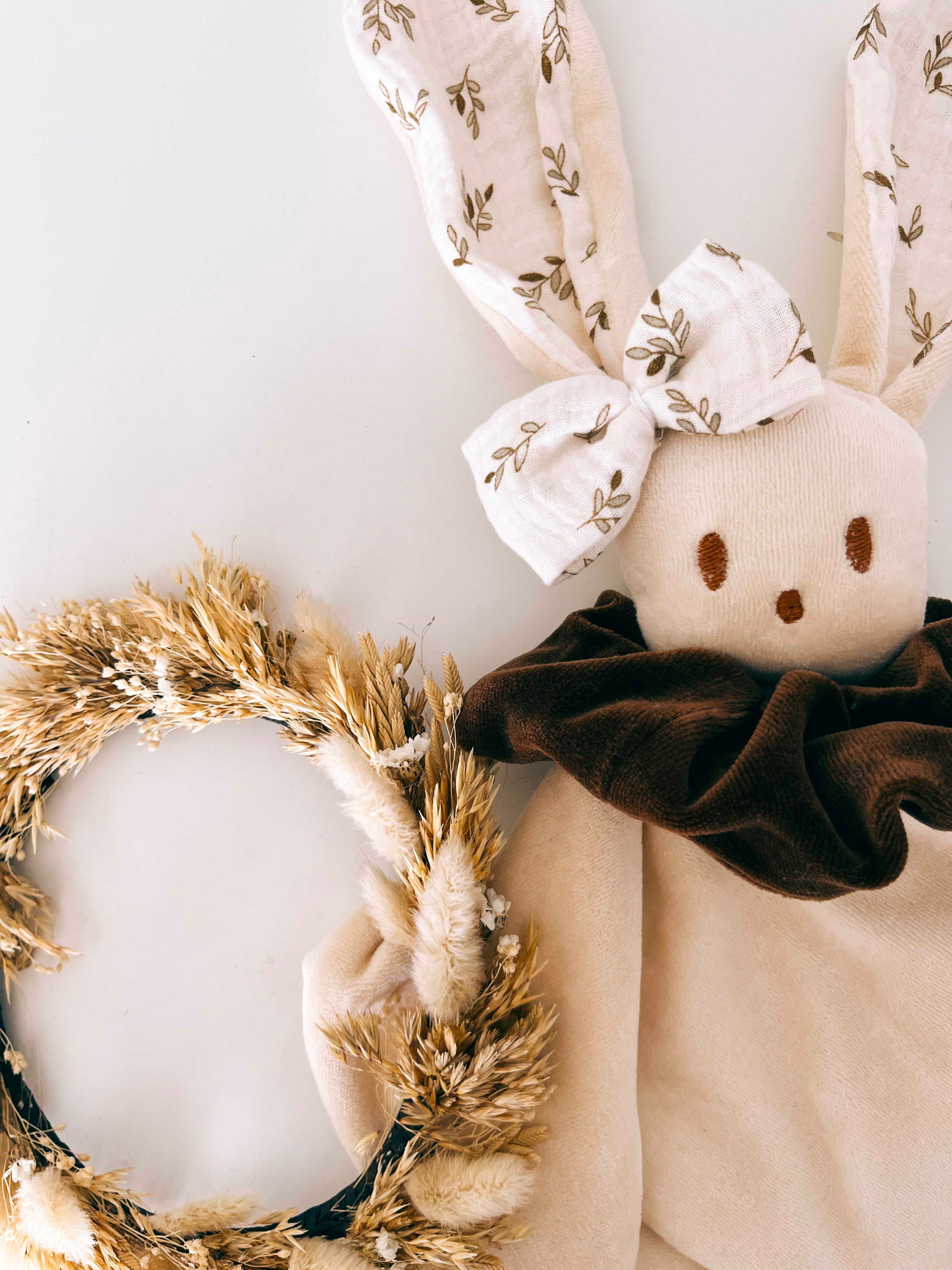 Doudou Velours Câlin Noeuds - Petit Feuillage