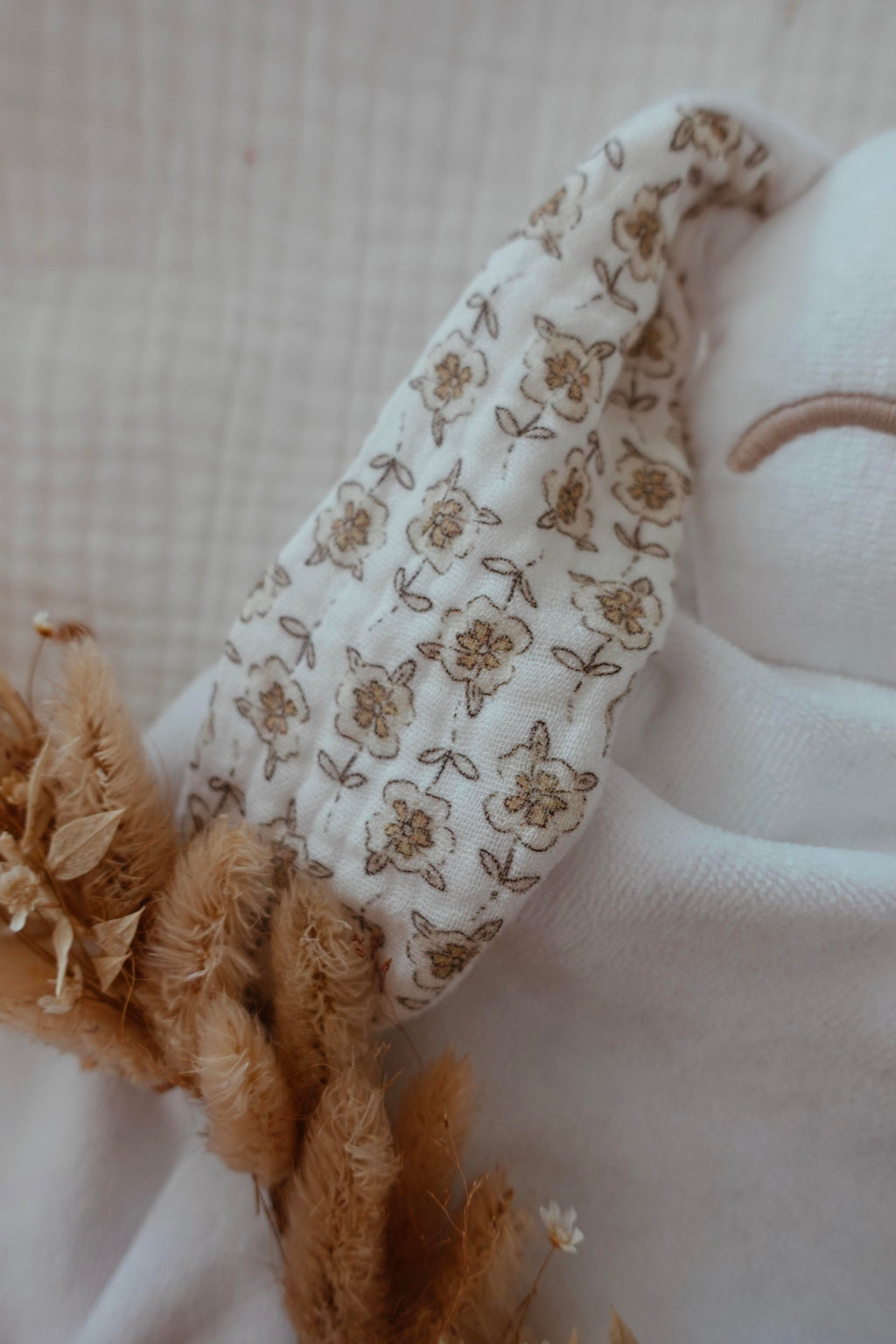 Bouillotte noyaux de cerise Velours - Retro Floral