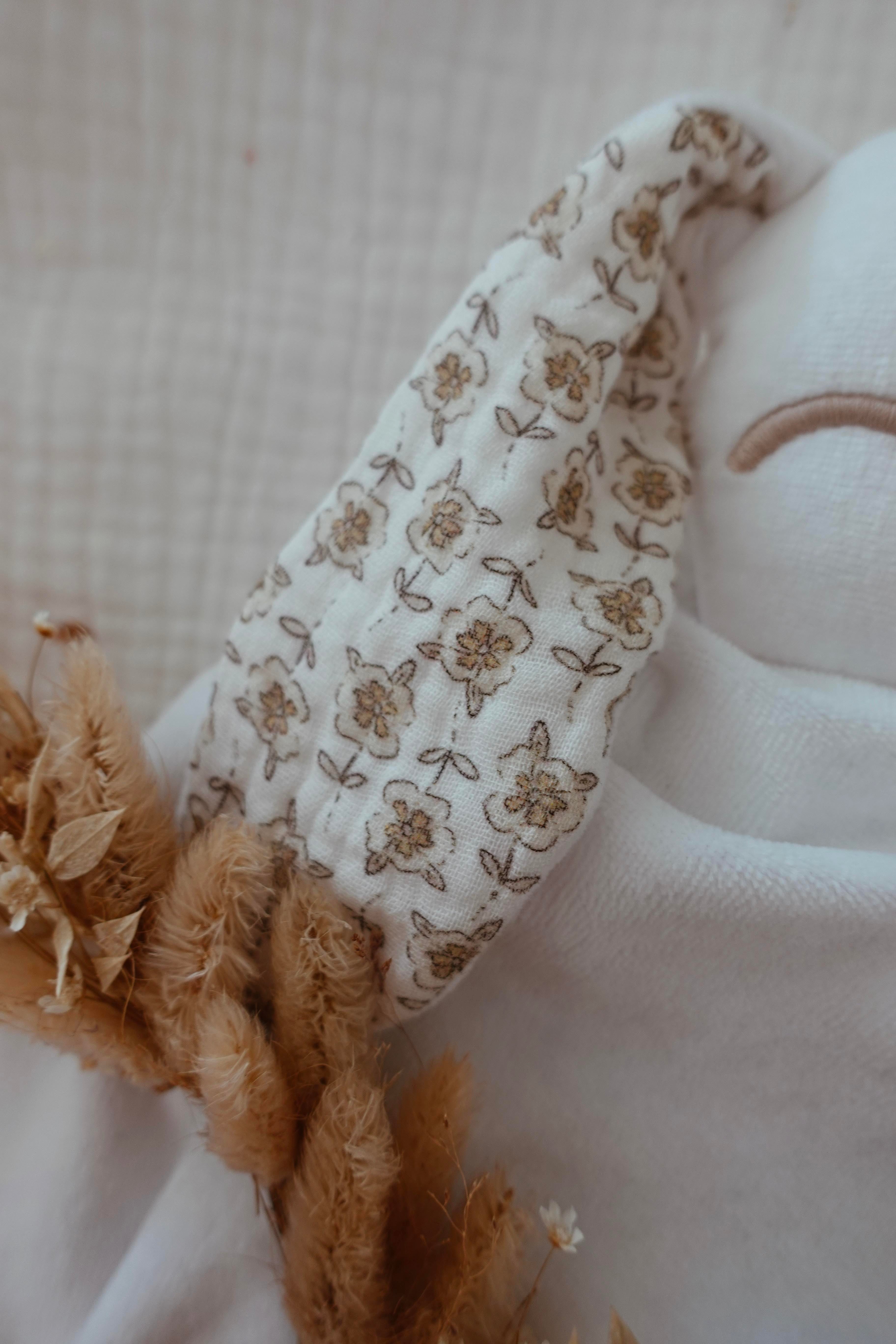 Bouillotte noyaux de cerise Velours - Retro Floral