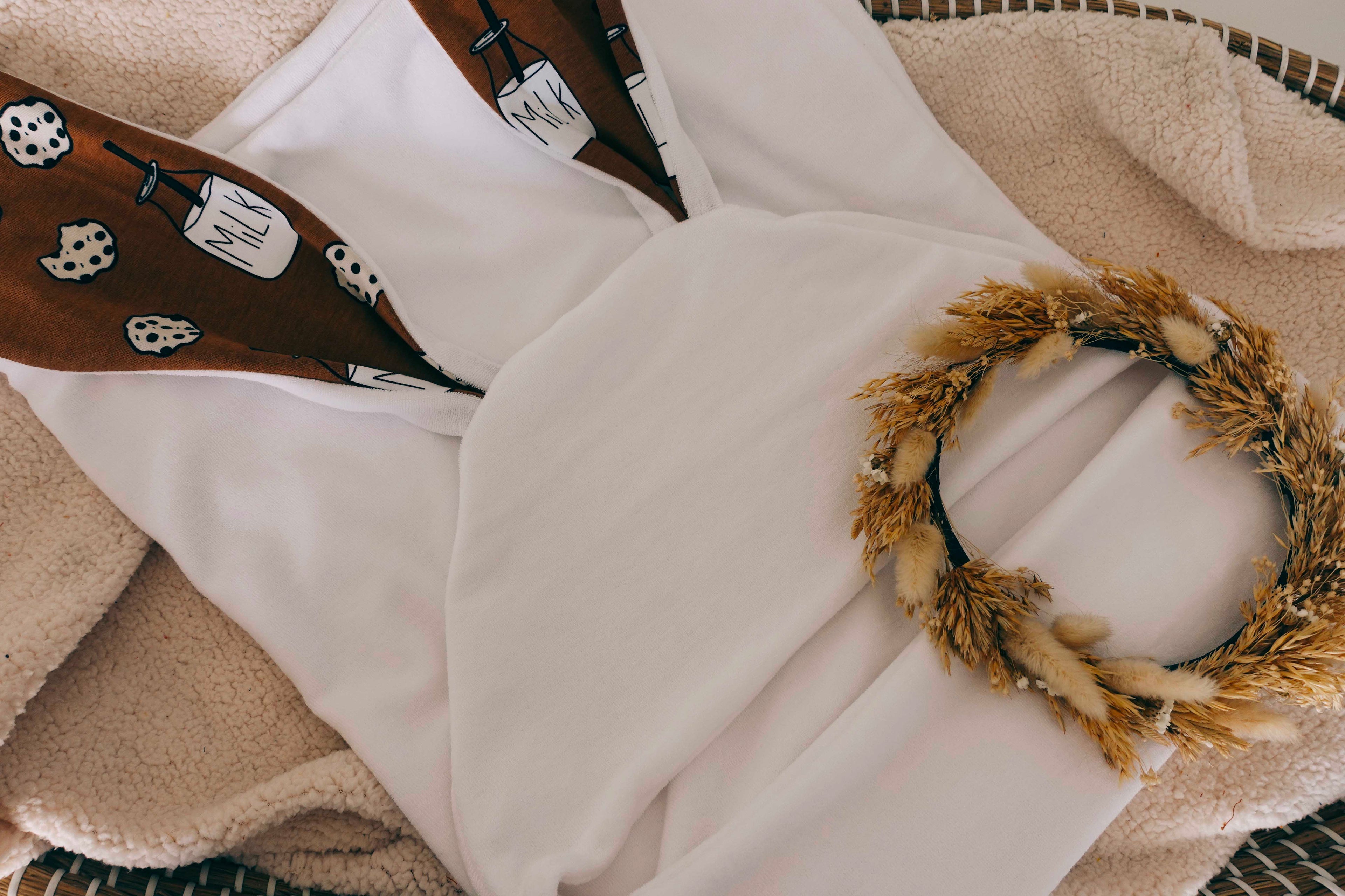 Cape de bain Eponge - Milk and Cookies