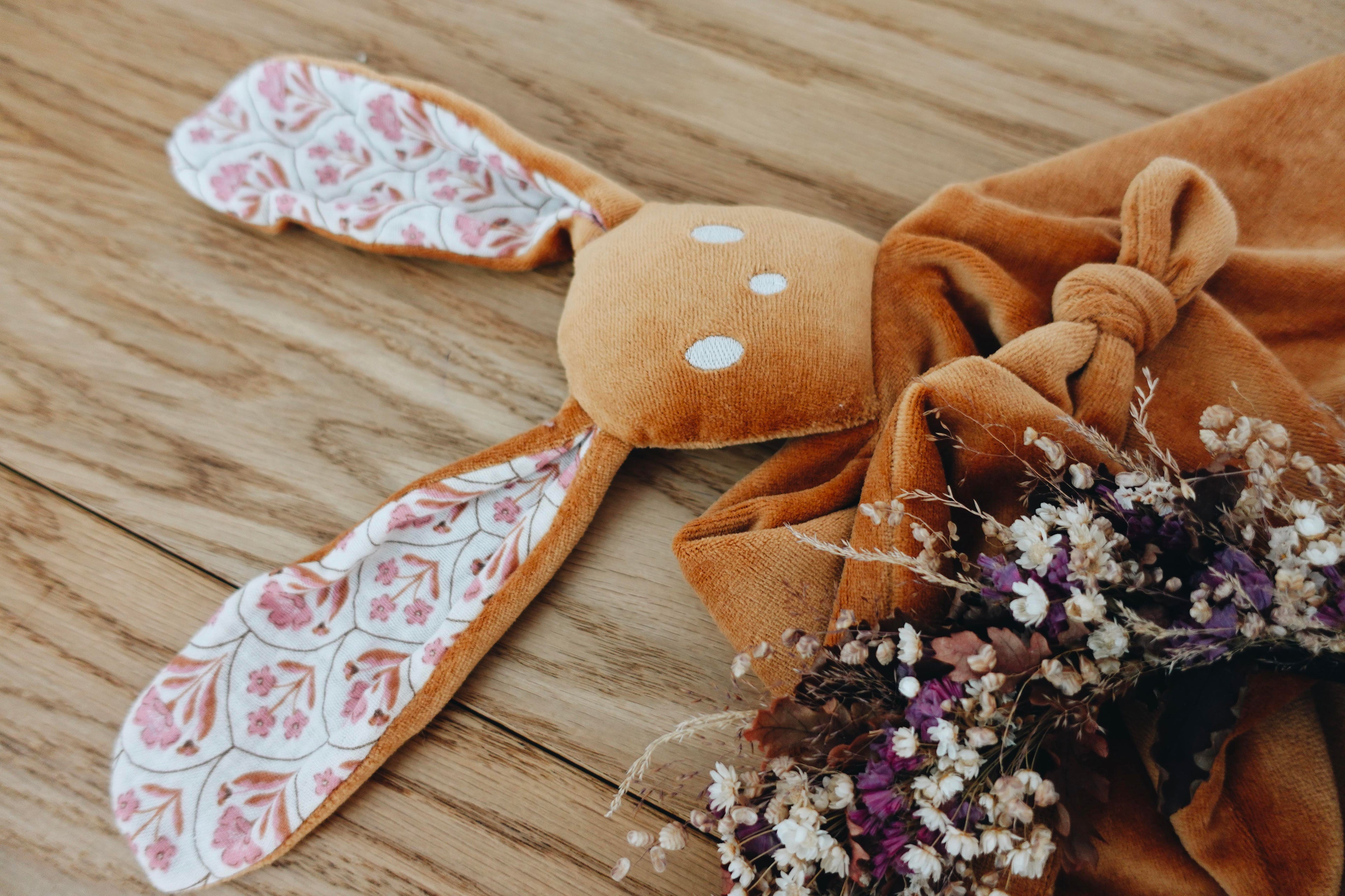 PROTOTYPE - Doudou Velours Câlin Noeuds - Indy Boho