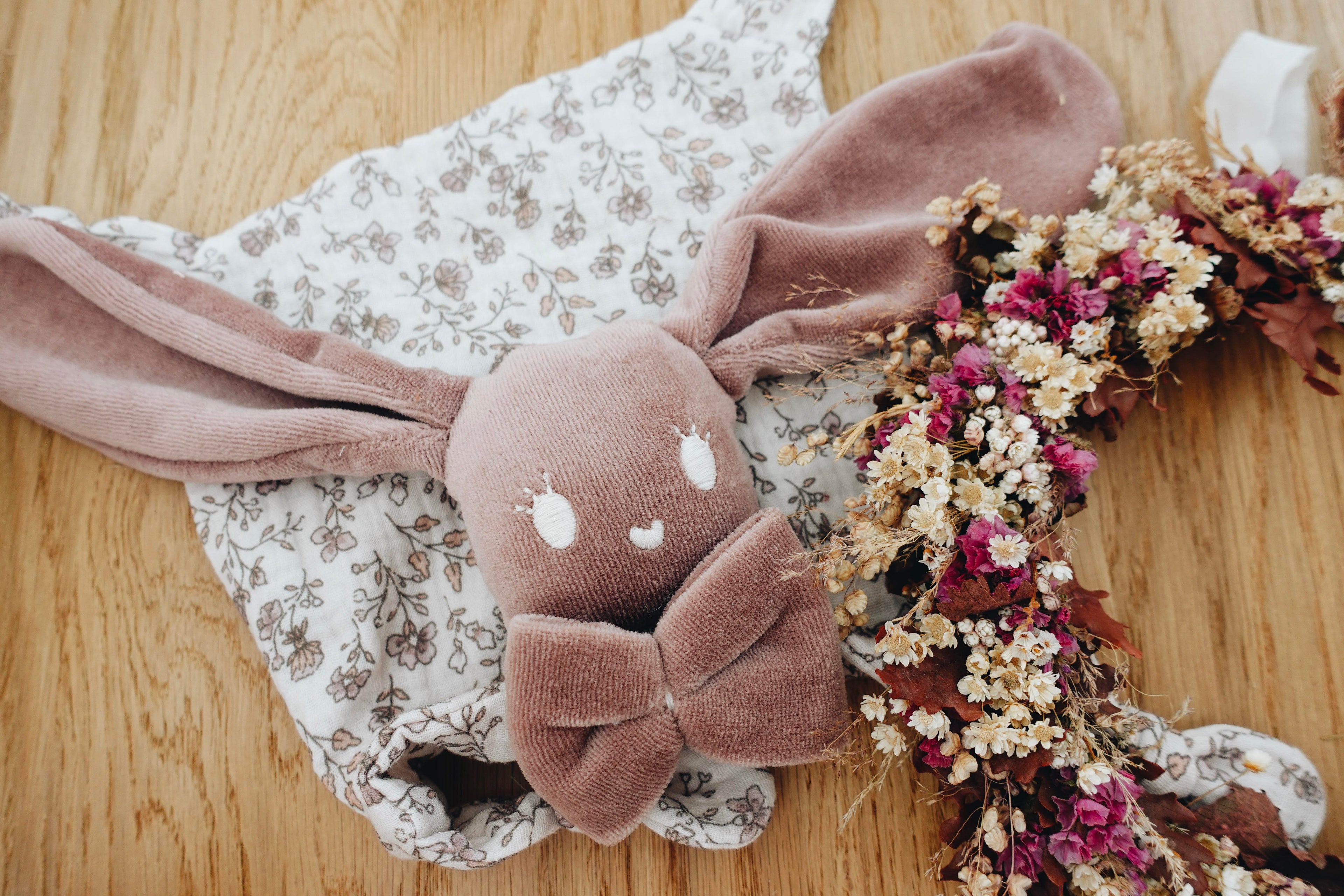 Doudou Mousseline Vintage Flowers