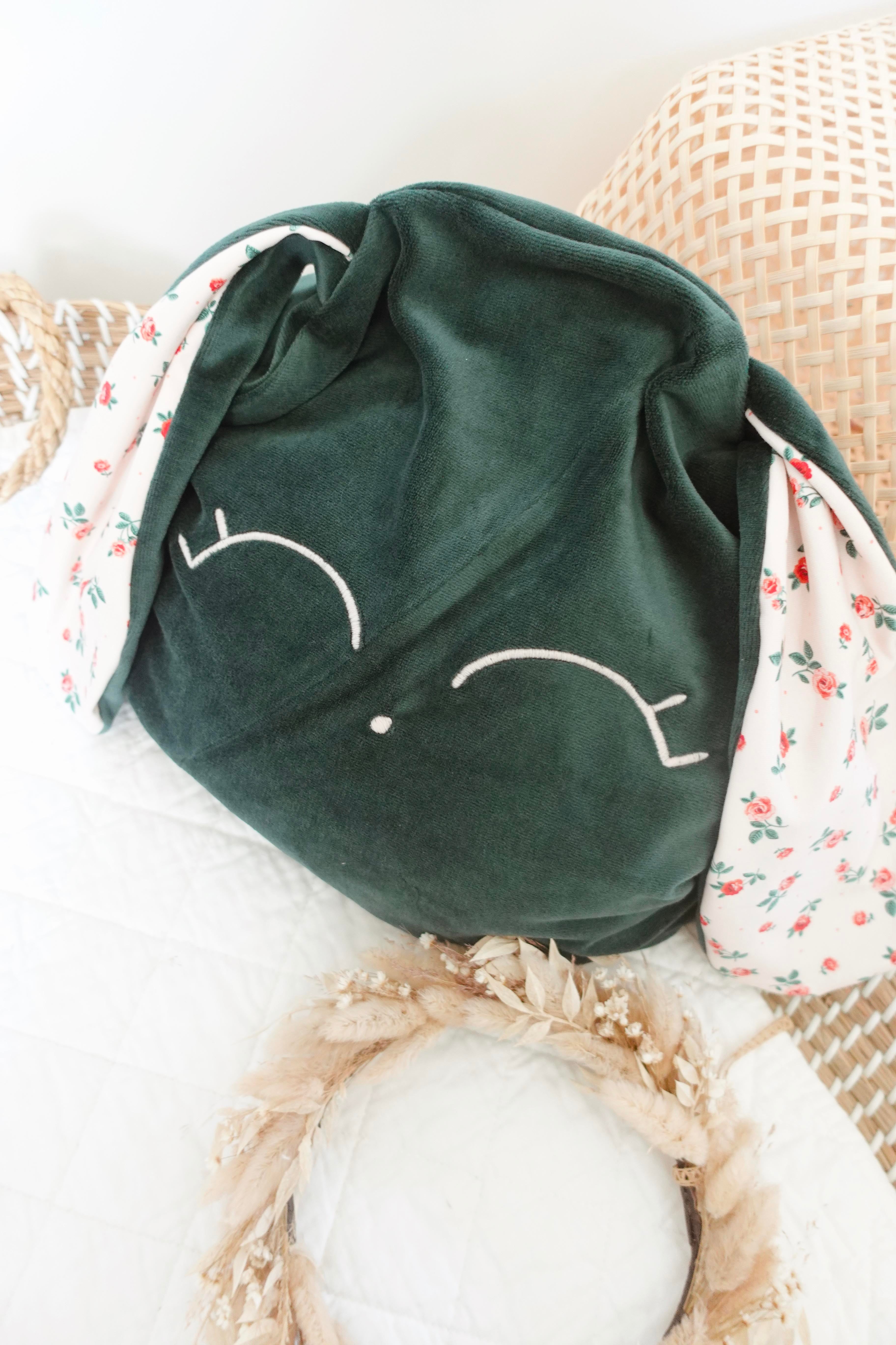 Petit Coussin Velours - Pink Roses