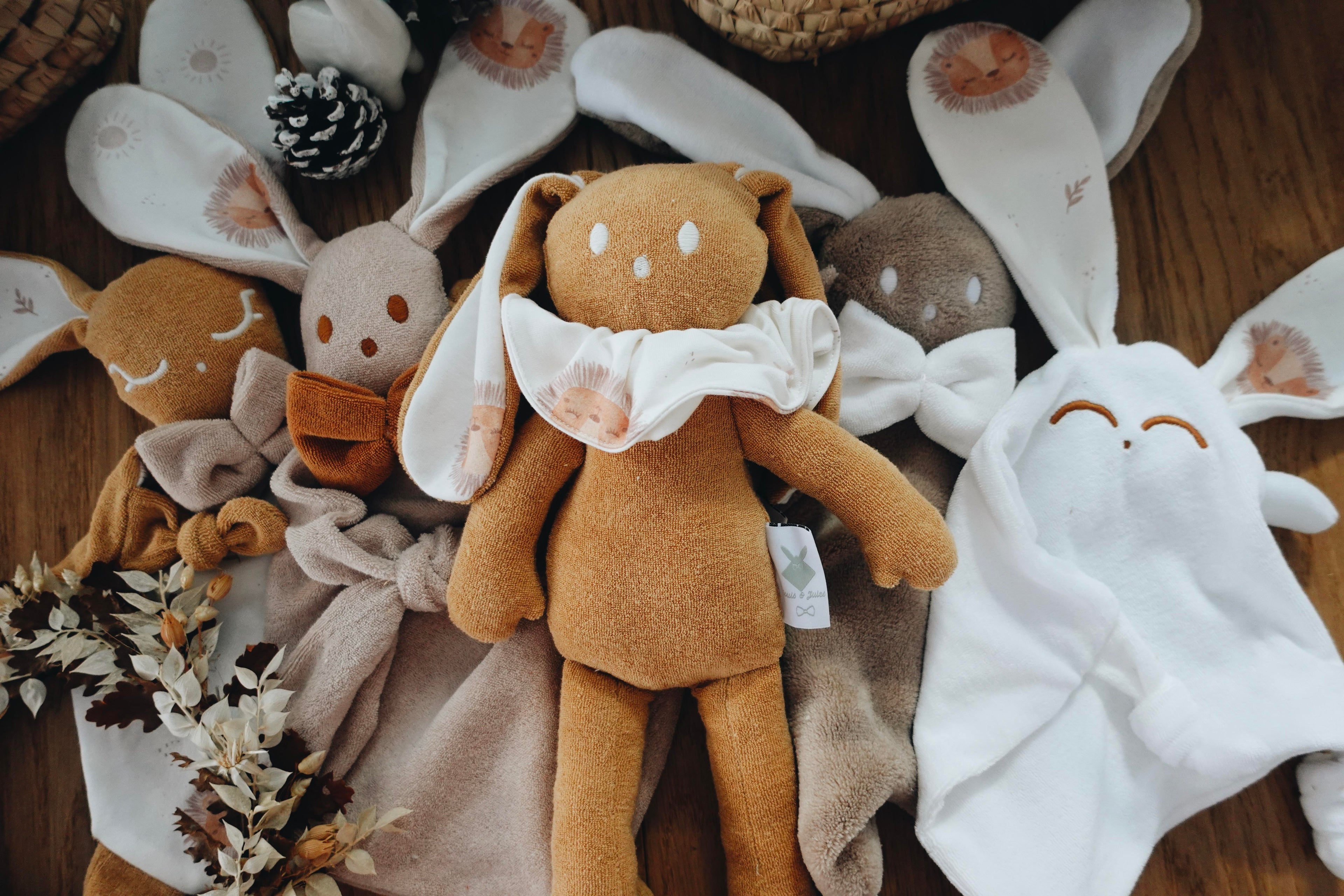 PROTOTYPE - Doudou Eponge Gaufrette - Lionceau