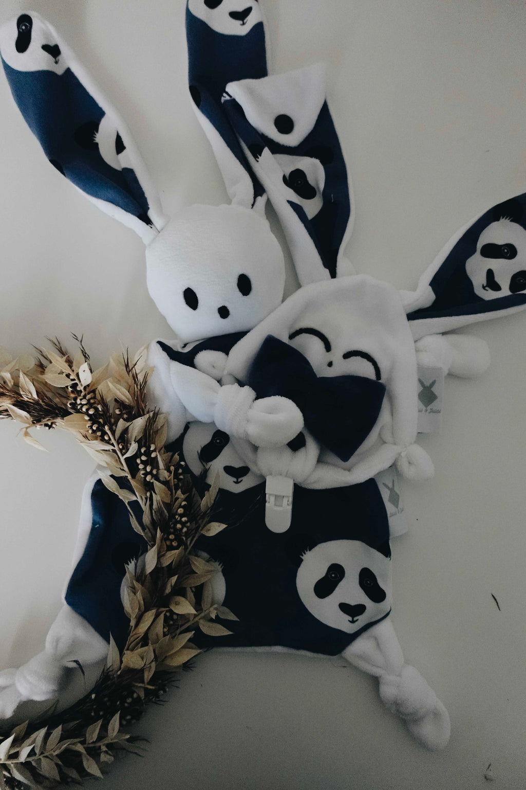 Doudou Velours Chouchou – Pandas