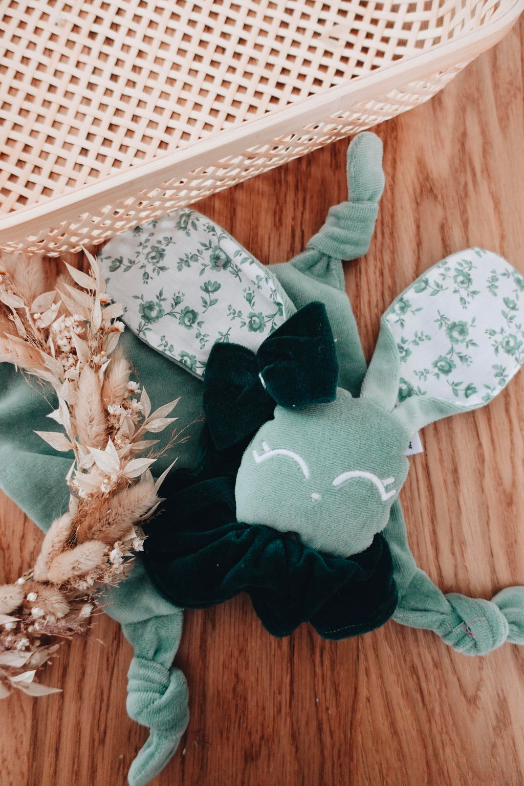 PROTOTYPE - Doudou Velours Chouchou - Roses d'Antan