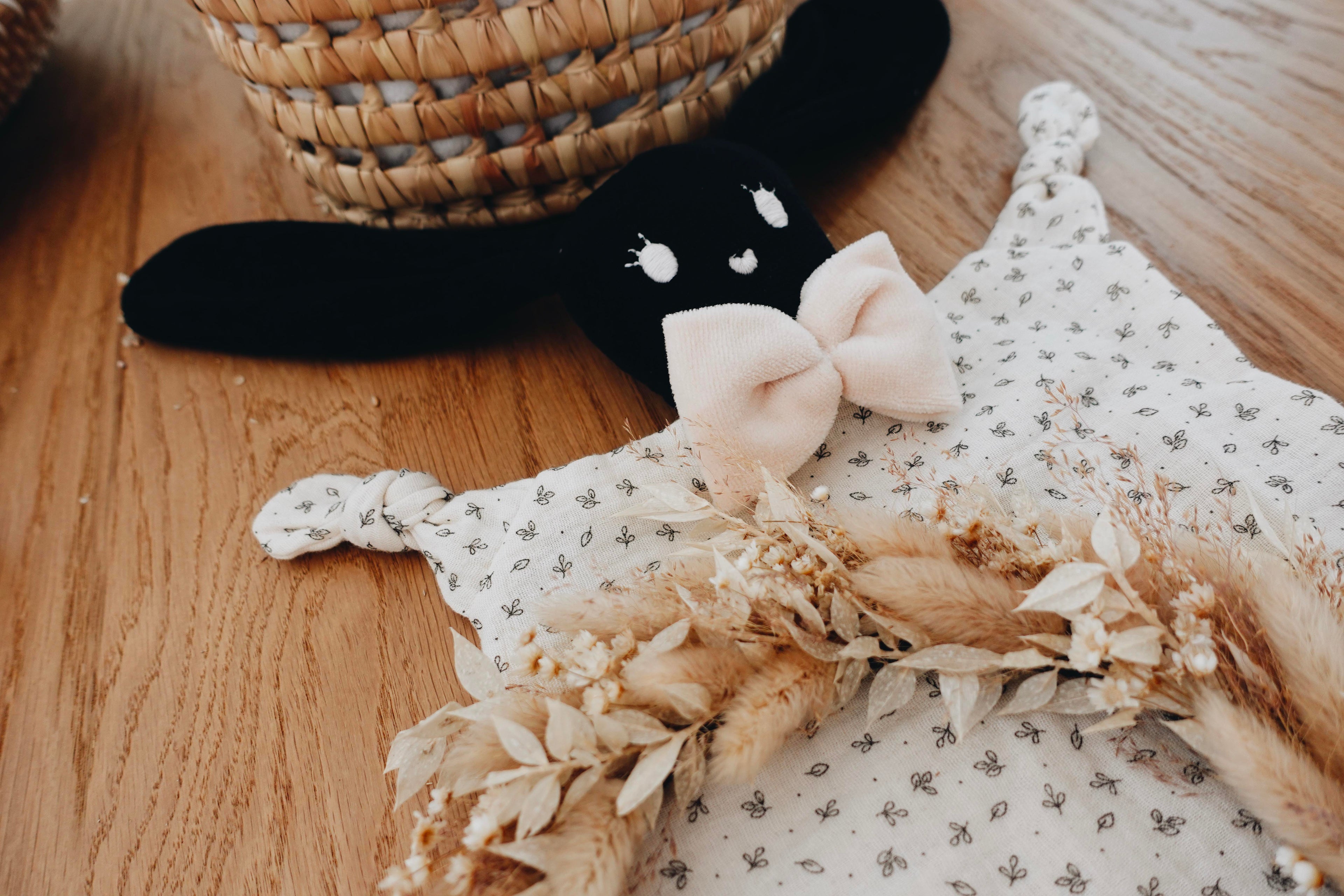 PROTOTYPE - Doudou Mousseline Feuilles