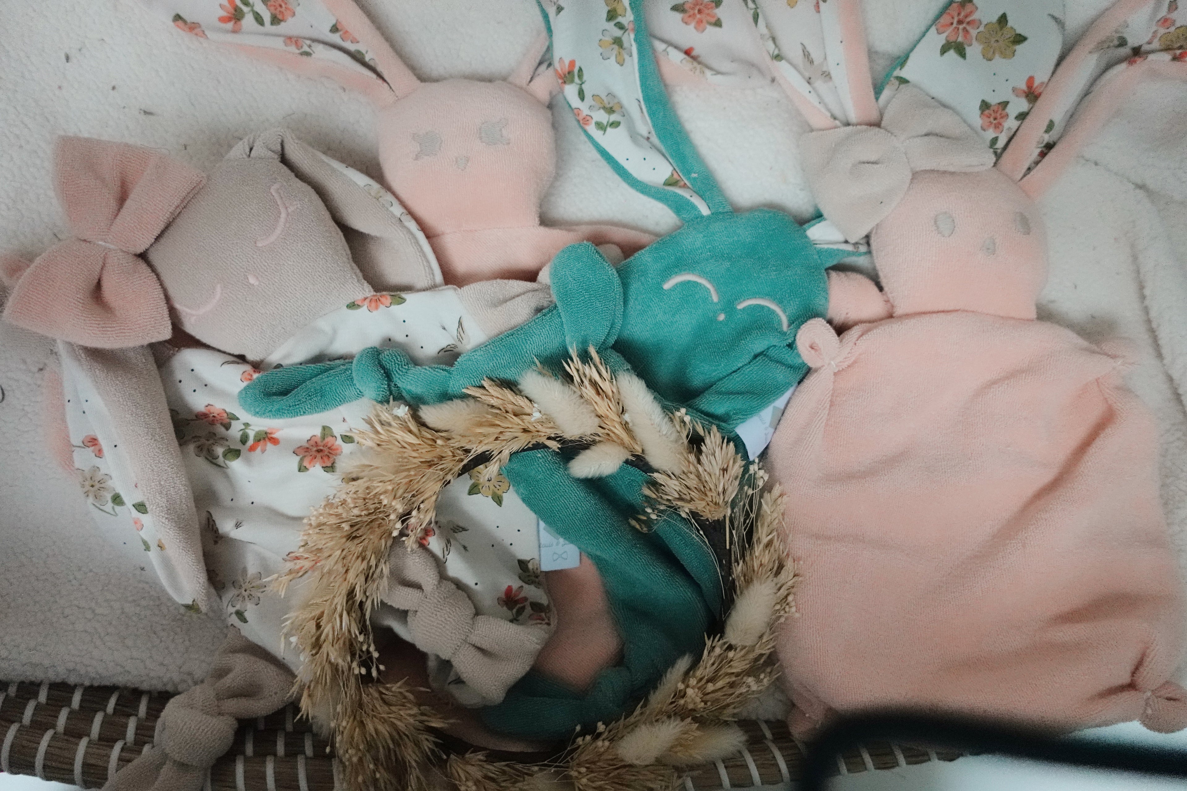 Doudou Eponge Mini Noeuds - Oisillons