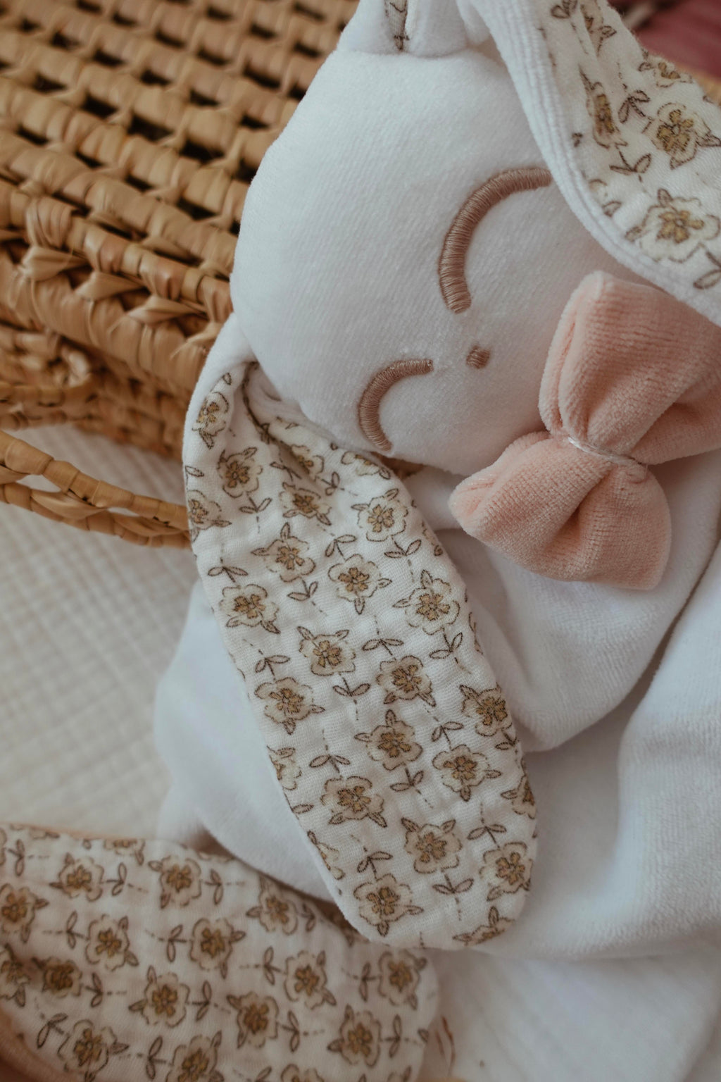 Bouillotte noyaux de cerise Velours - Retro Floral