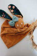 Doudou Eponge Gaufrette - Peacock