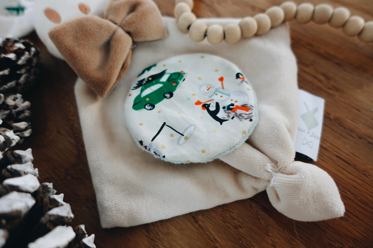 Bébé Doudou Velours - Penguin Village