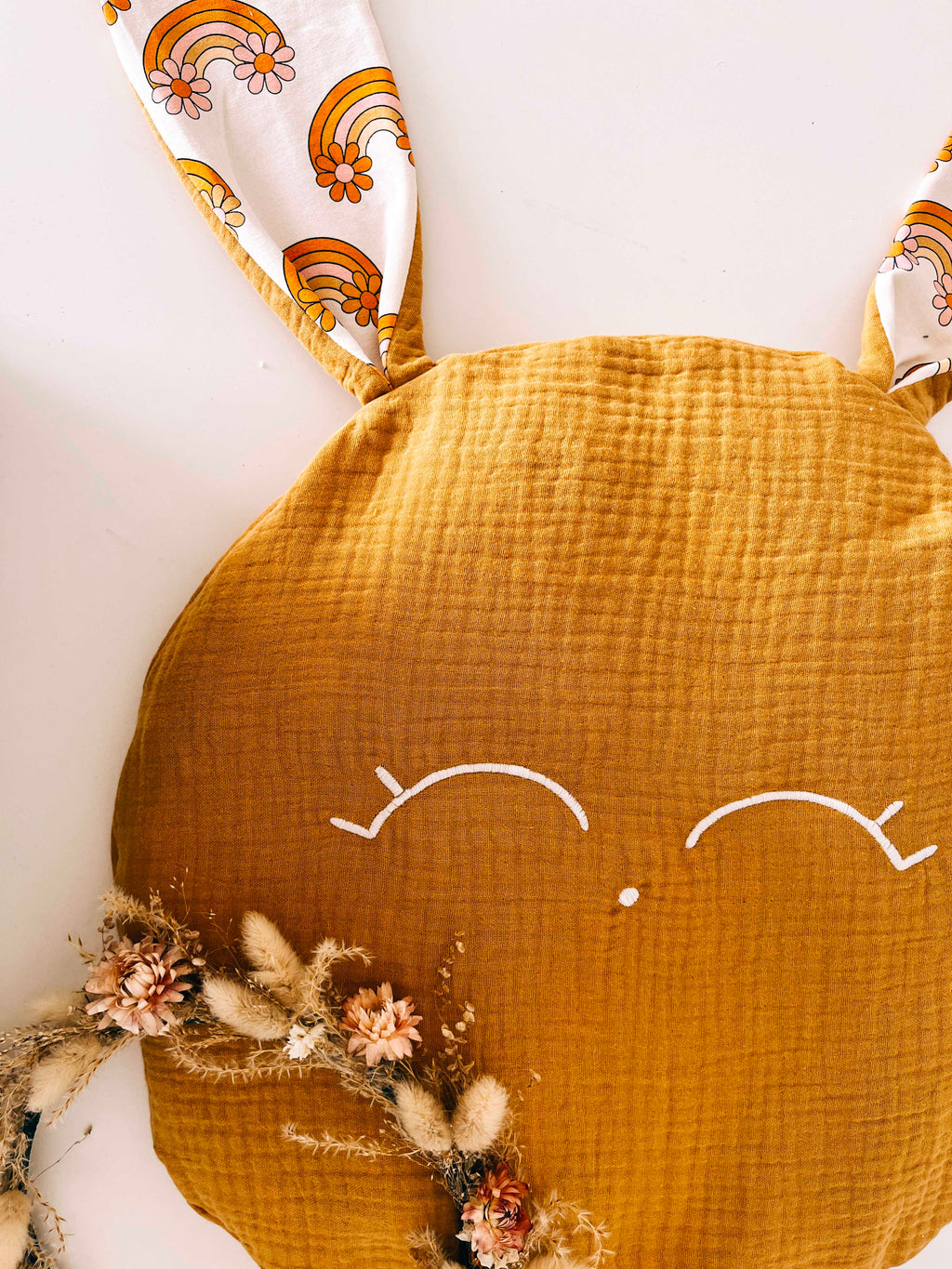 Petit Coussin Lange - Flower Rainbow
