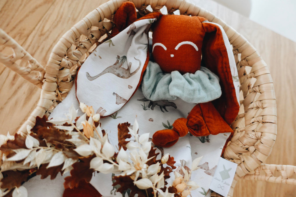 Doudou Lange Chouchou - Dino Pastel