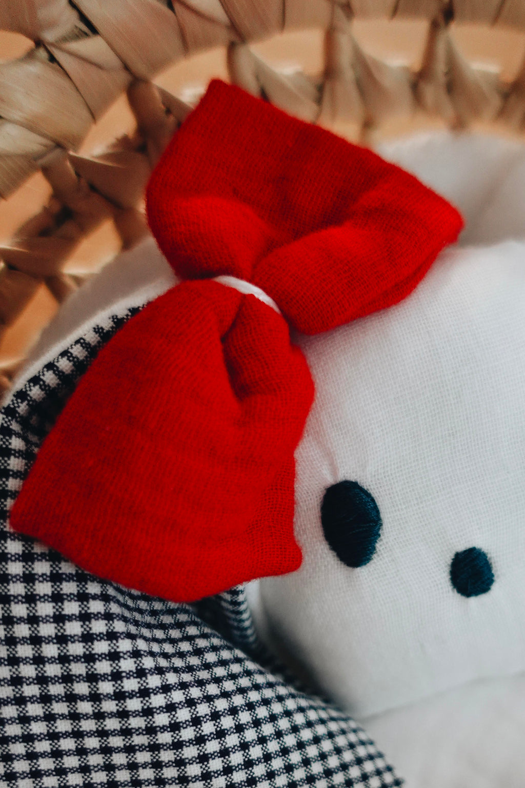Doudou Lange Câlin Noeuds - Vichy