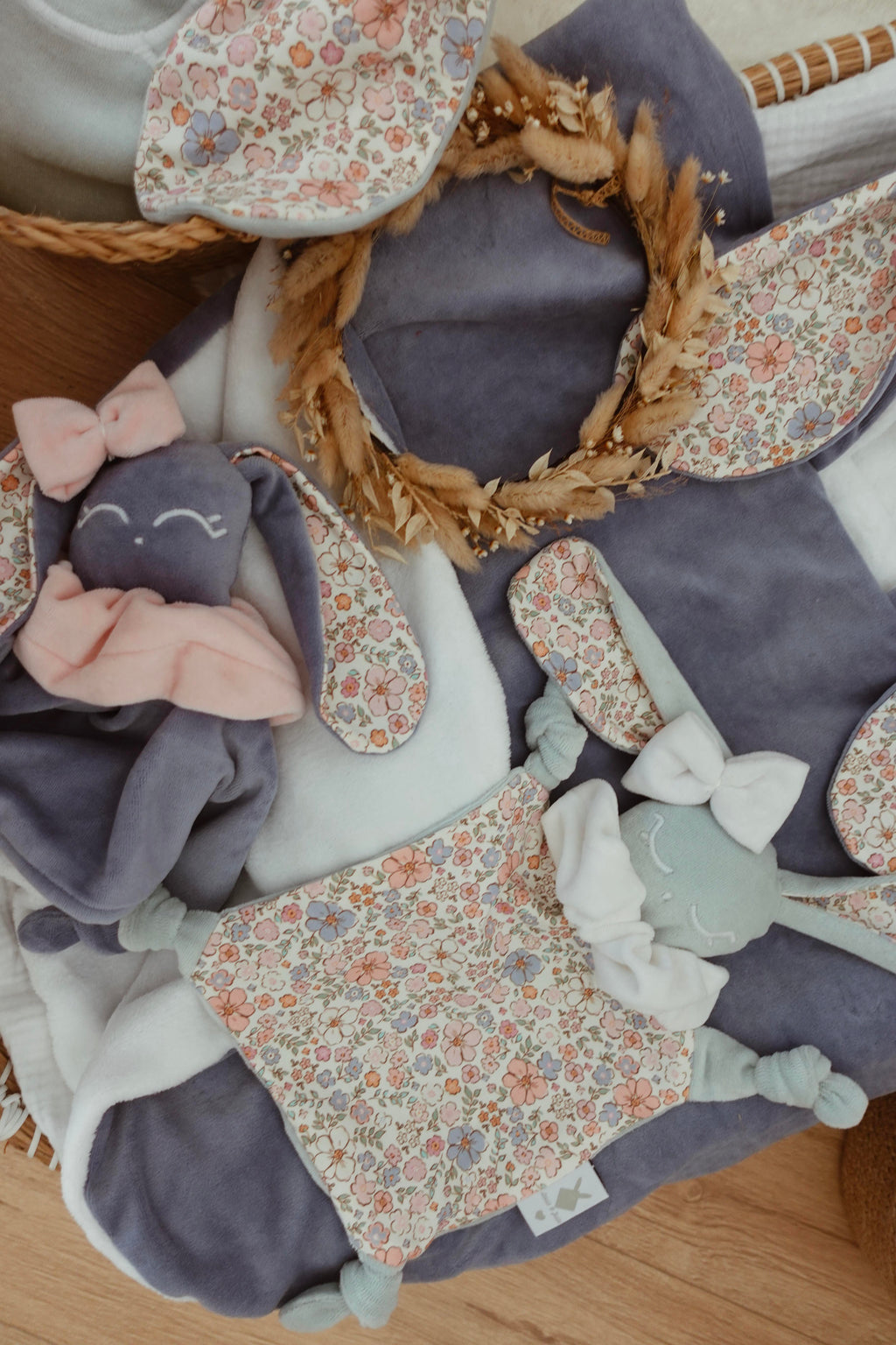 Doudou Velours Chouchou - Blush et Pastel