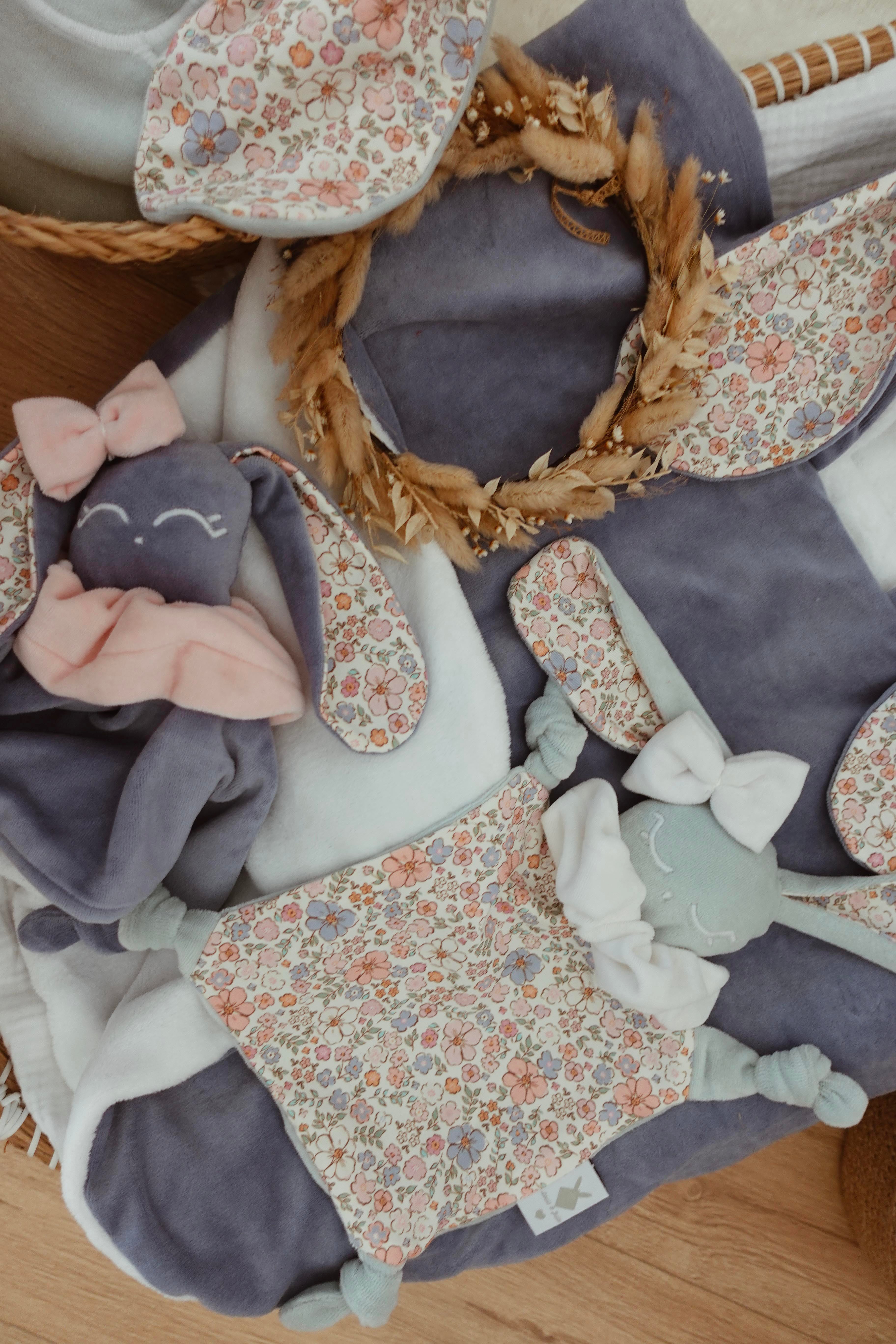 Doudou Velours Chouchou - Blush et Pastel