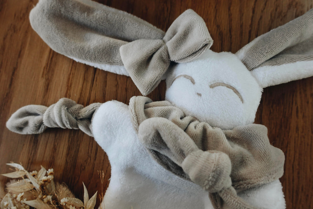 Doudou Toudoux Sable/Blanc