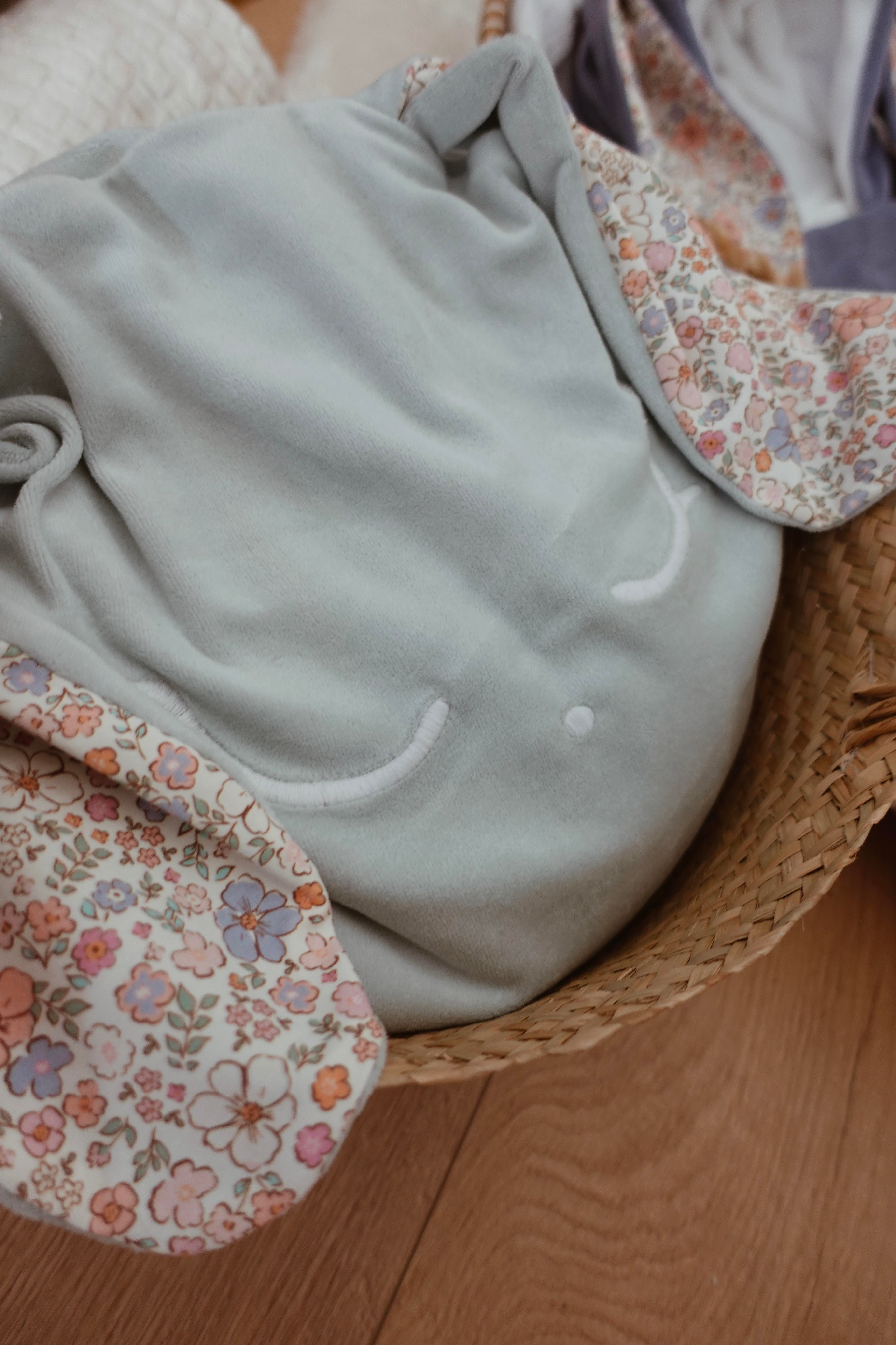 Petit Coussin Velours - Blush et Pastel